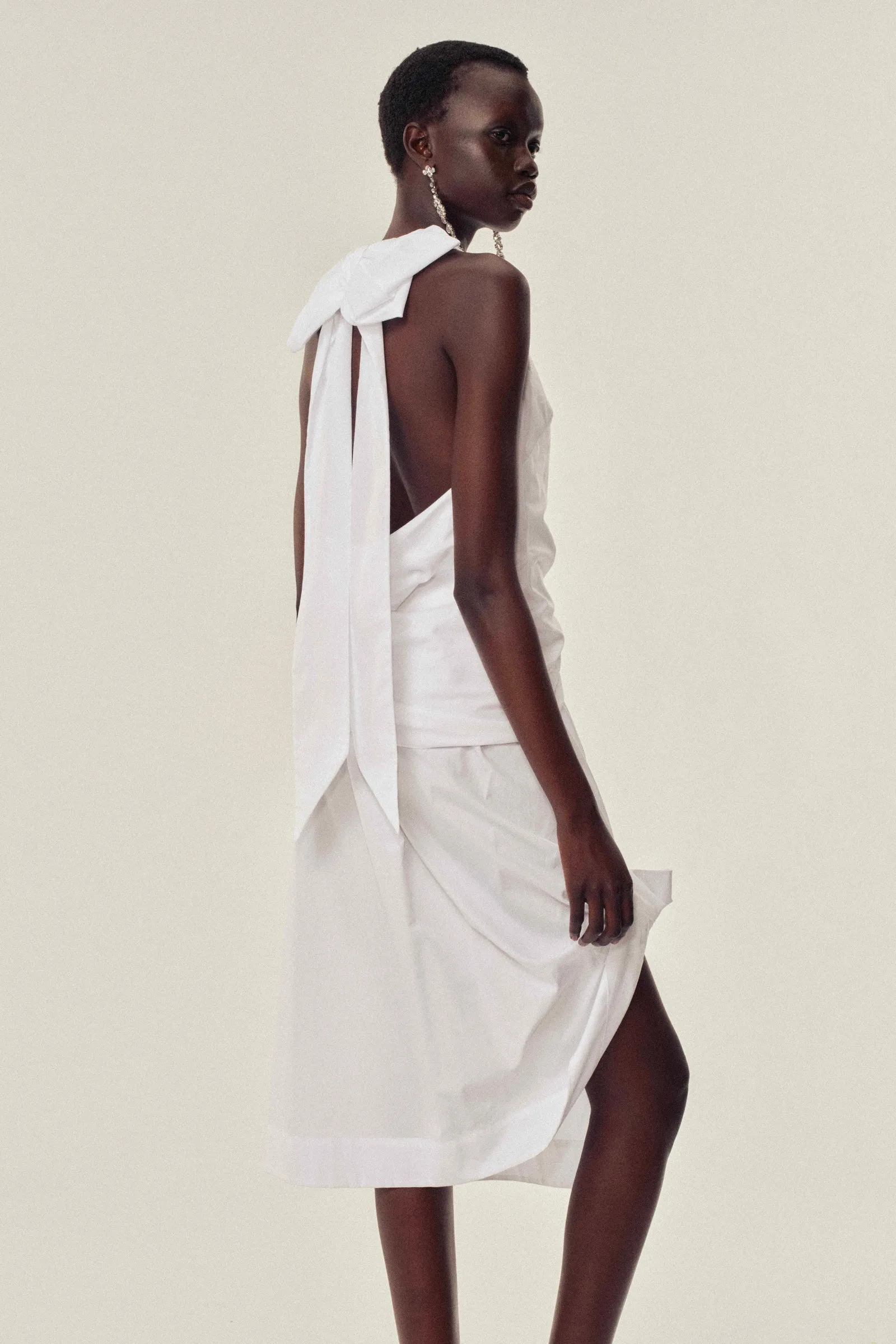 Gathered Slit Skirt sold by Simone Rocha product image thumbnail 3