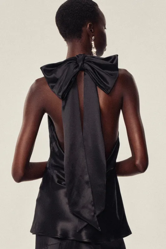 Bow Halter Top sold by Simone Rocha