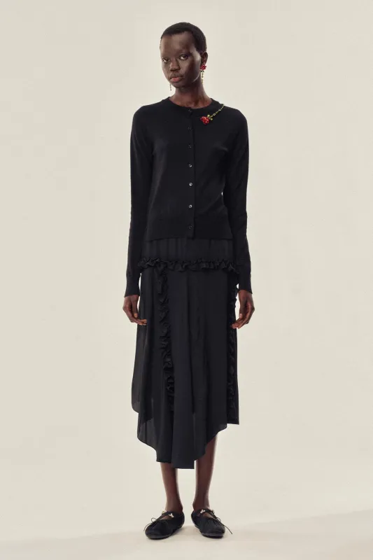 Ruffle Frill Multi-Seam Skirt sold by Simone Rocha