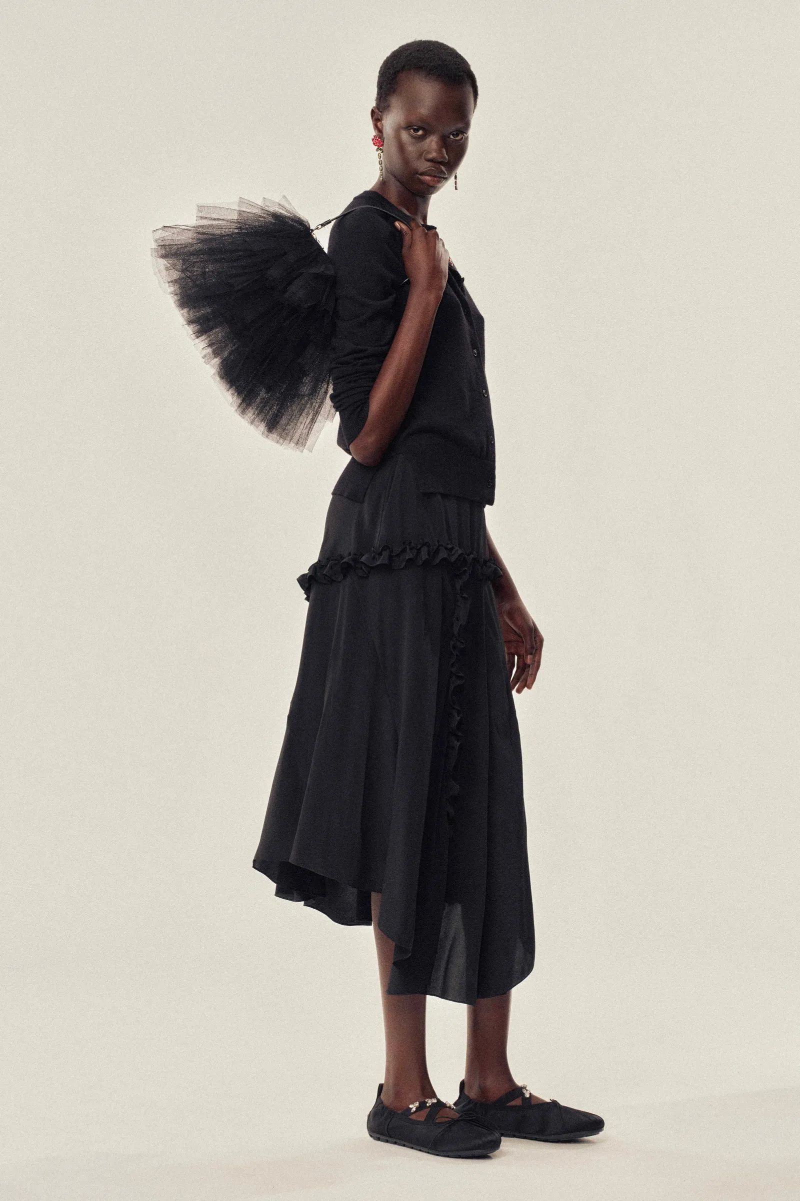 Ruffle Frill Multi-Seam Skirt sold by Simone Rocha product image thumbnail 2