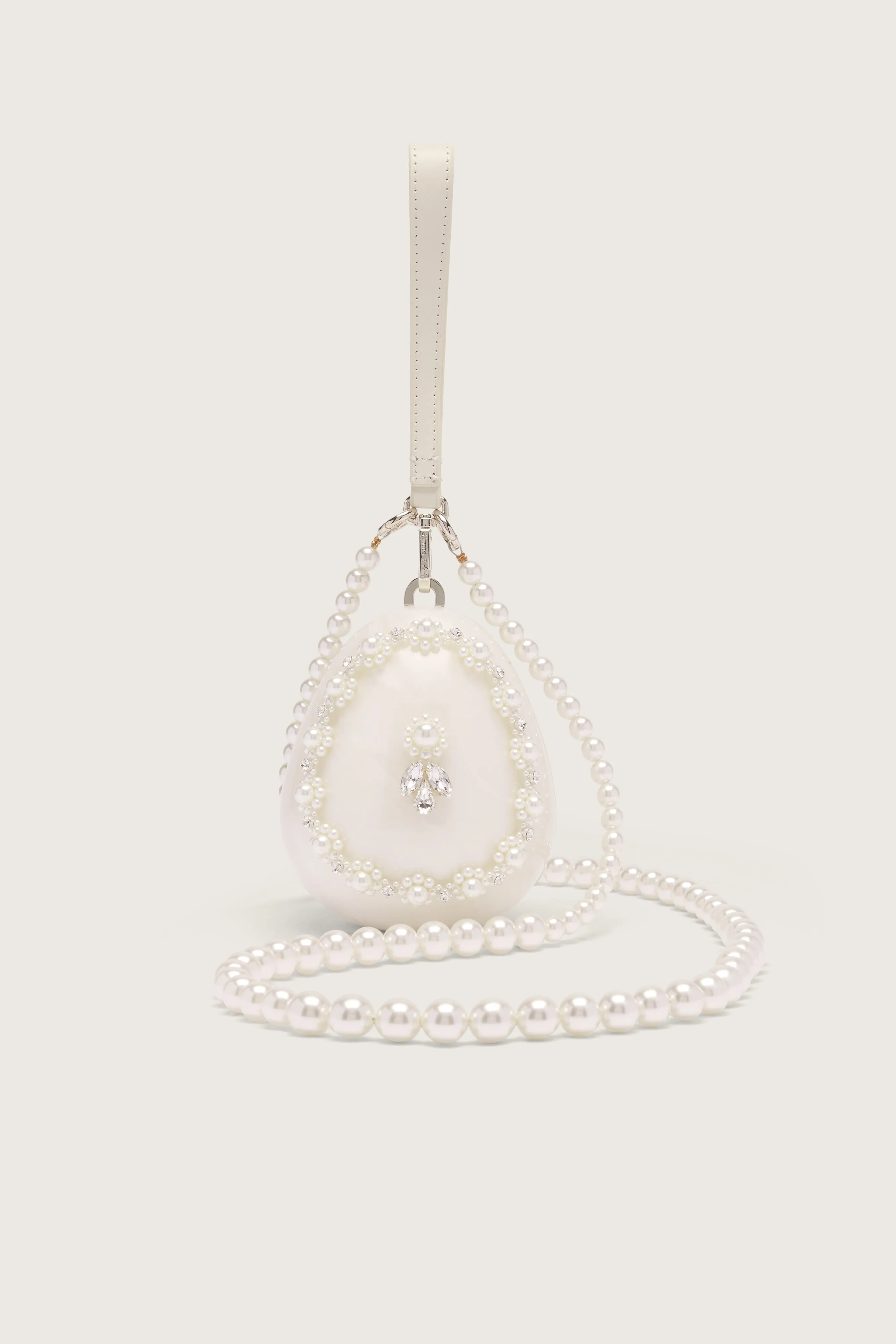 Embellished Pearl Egg Bag sold by Simone Rocha