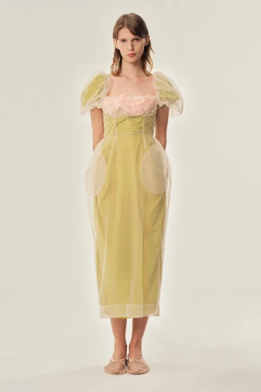 Layered Carnation Balconette Dress sold by Simone Rocha
