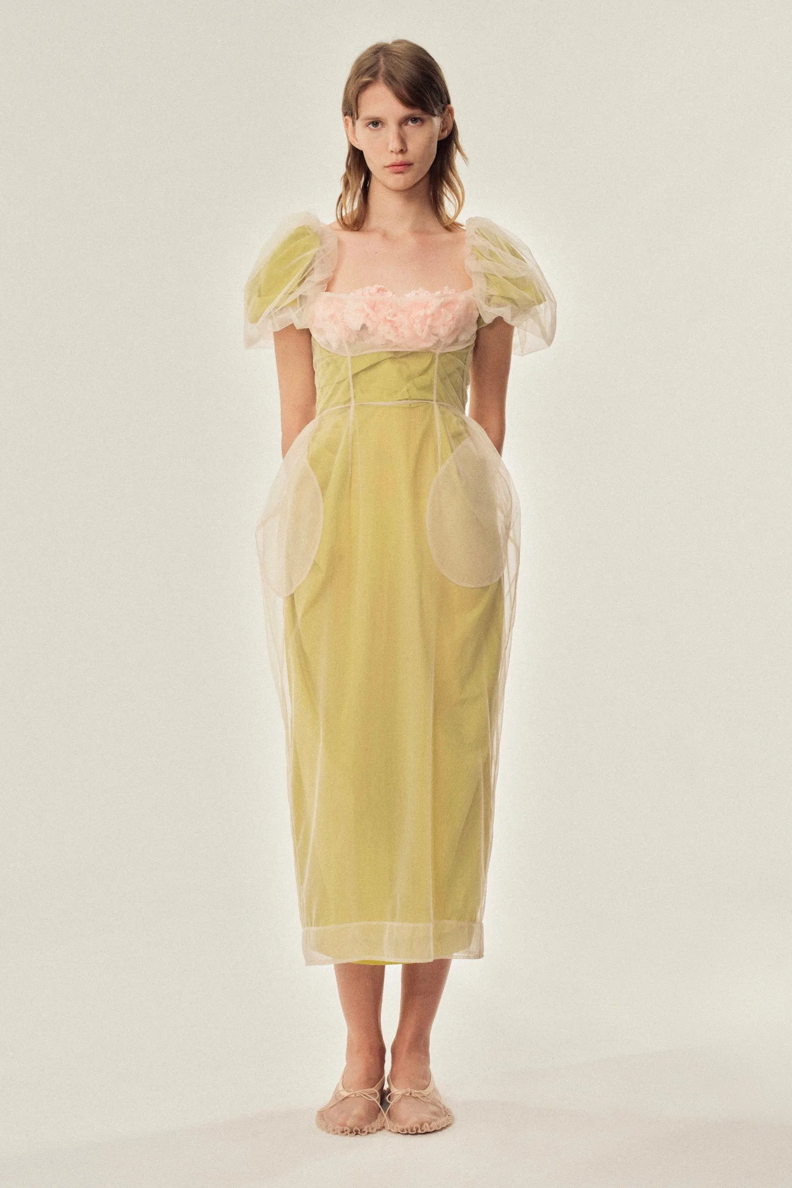 Layered Carnation Balconette Dress sold by Simone Rocha
