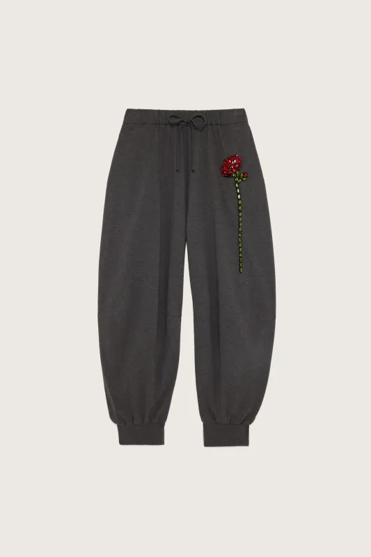 Embellished Carnation Joggers sold by Simone Rocha
