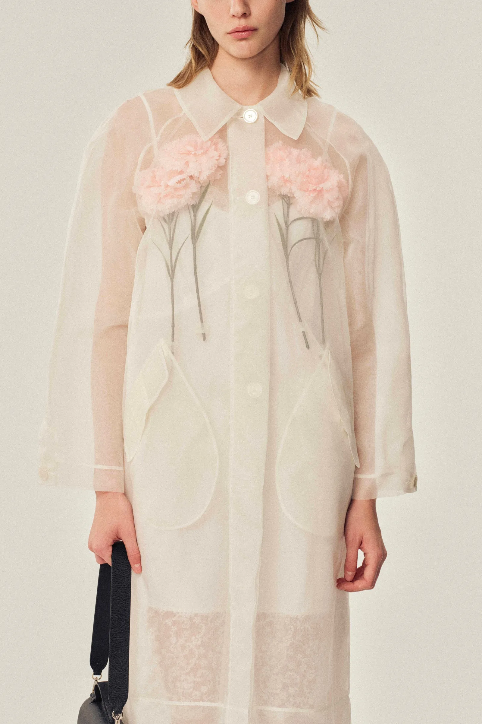 Stuffed Carnation Car Coat sold by Simone Rocha product image thumbnail 3