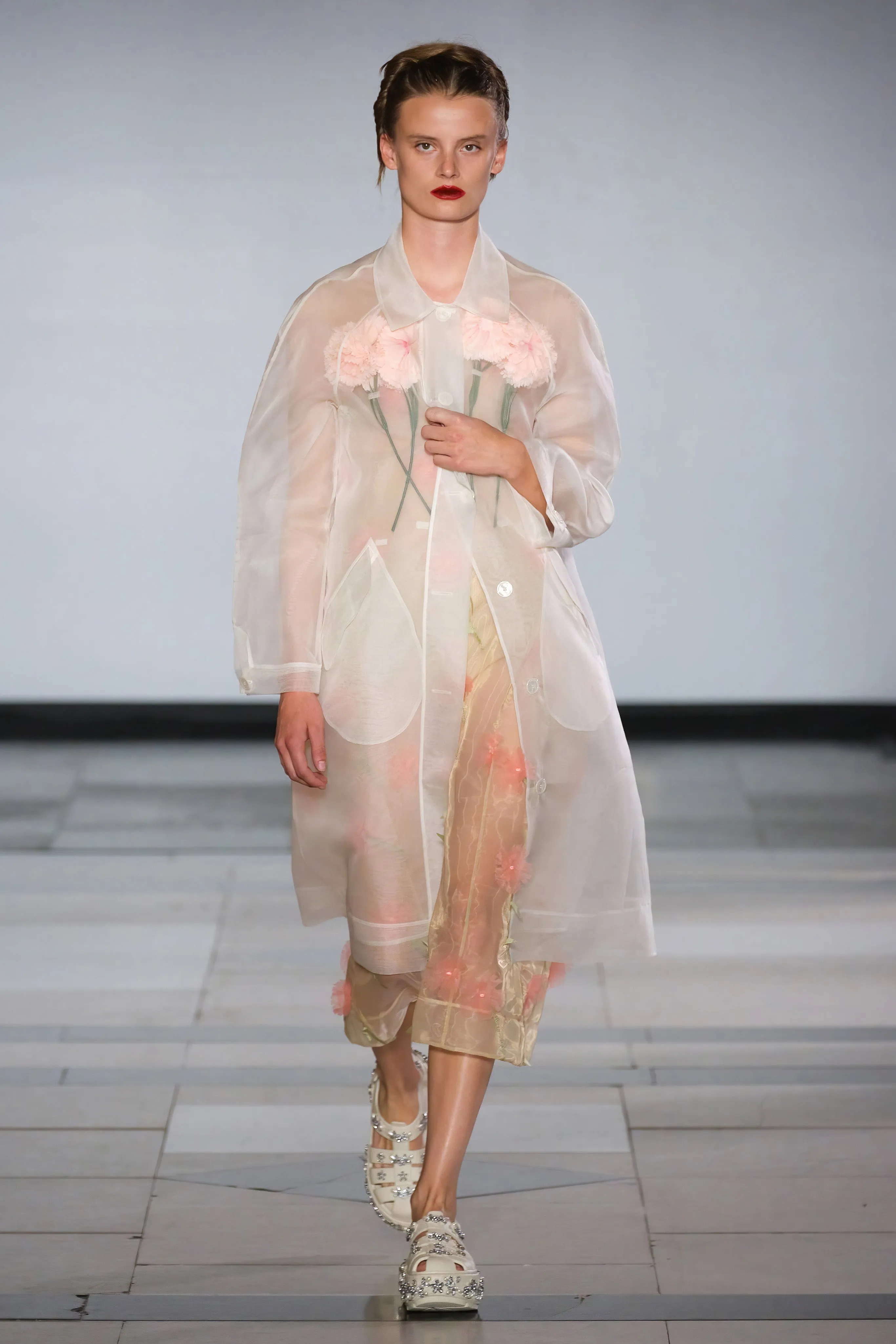 Stuffed Carnation Car Coat sold by Simone Rocha product image thumbnail 5