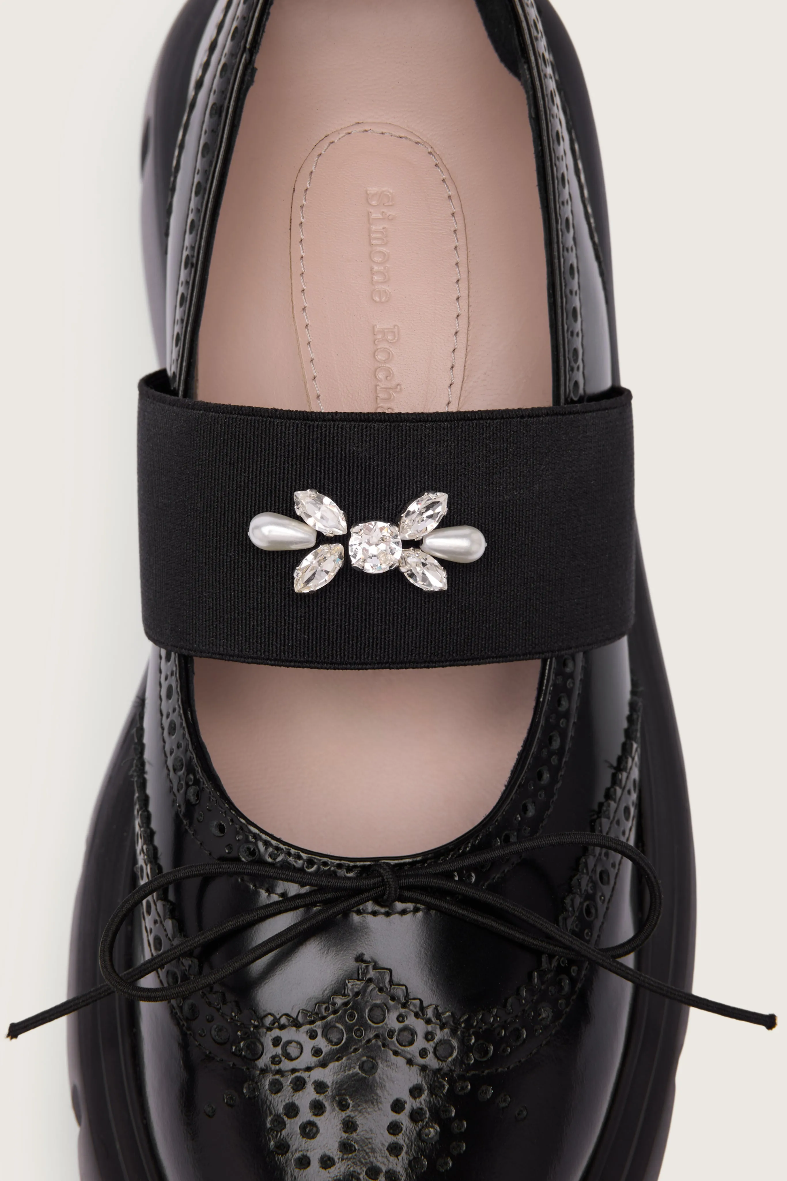Embellished Platform Ballet Brogues sold by Simone Rocha product image thumbnail 4