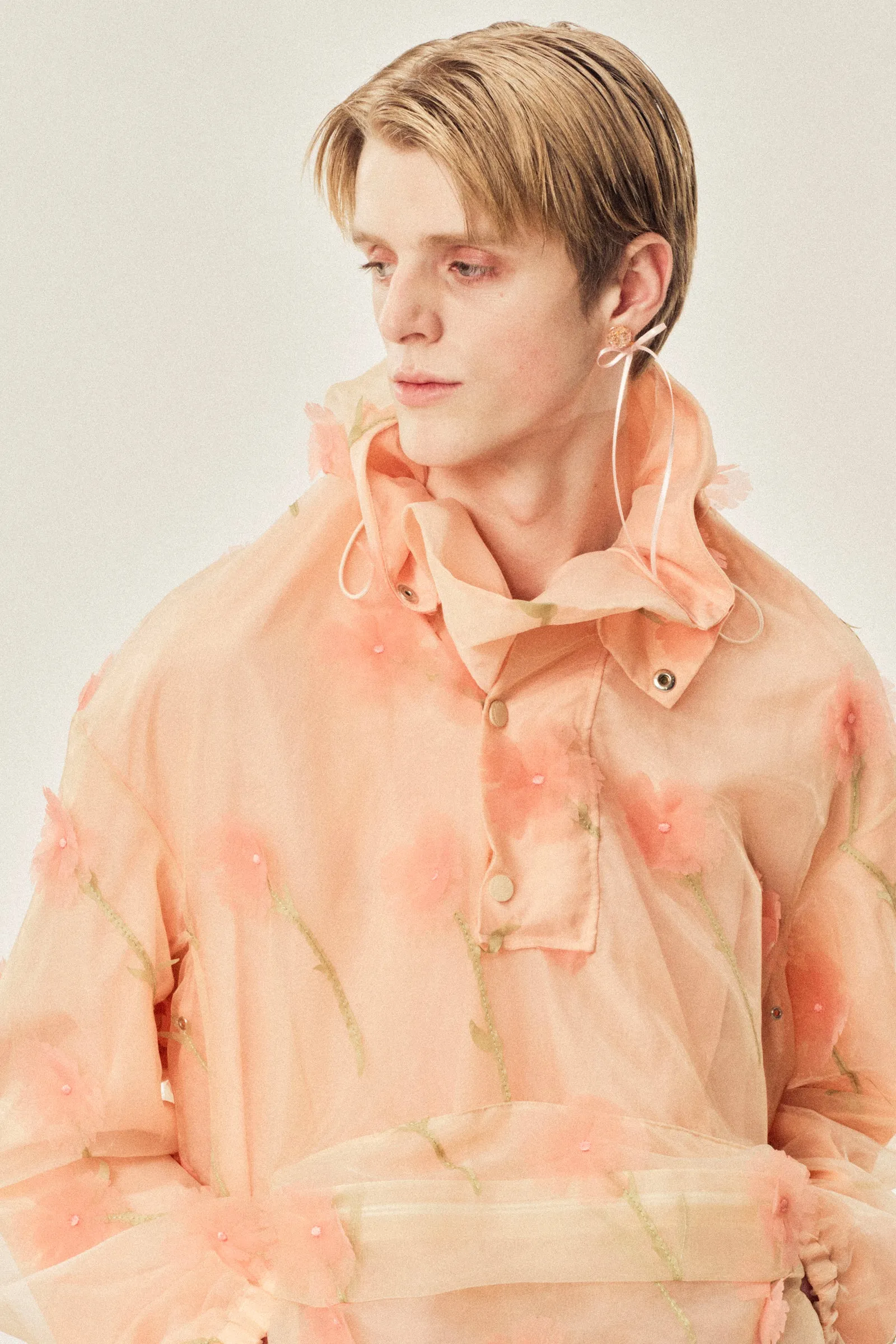 Carnation Organza Cagoule sold by Simone Rocha product image thumbnail 4