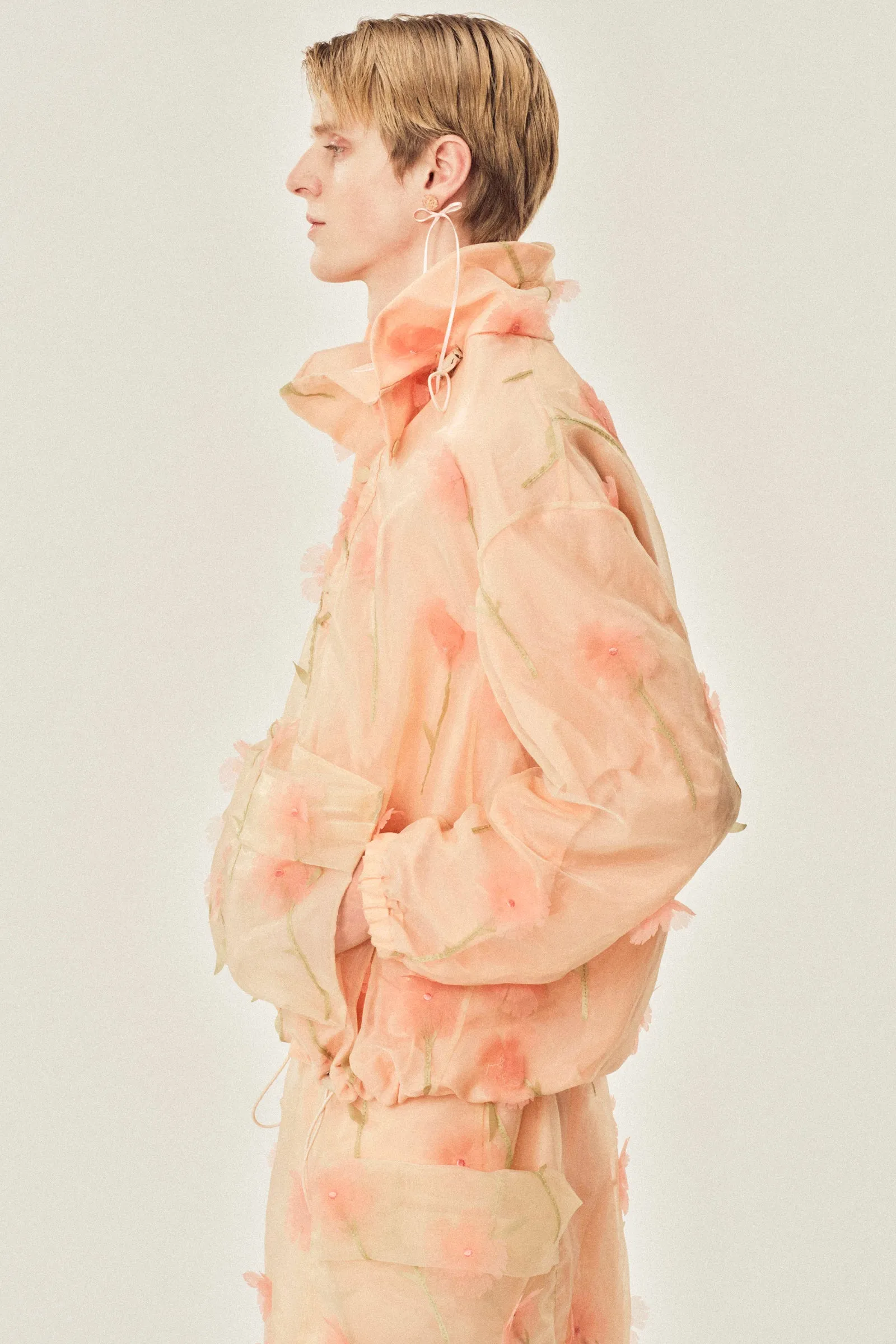 Carnation Organza Cagoule sold by Simone Rocha product image thumbnail 3