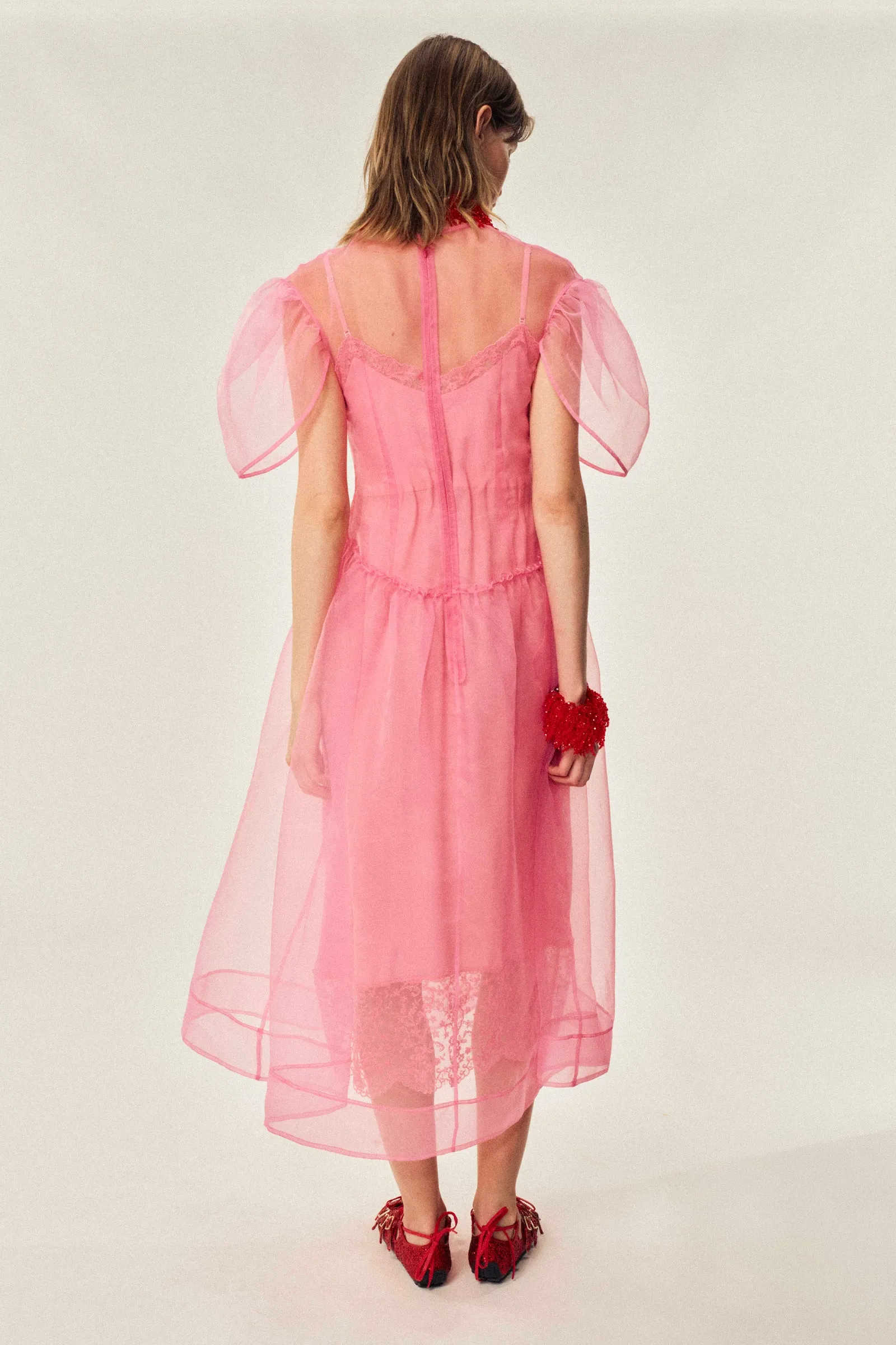 Petal Sleeve Dancing Organza Dress sold by Simone Rocha product image thumbnail 2