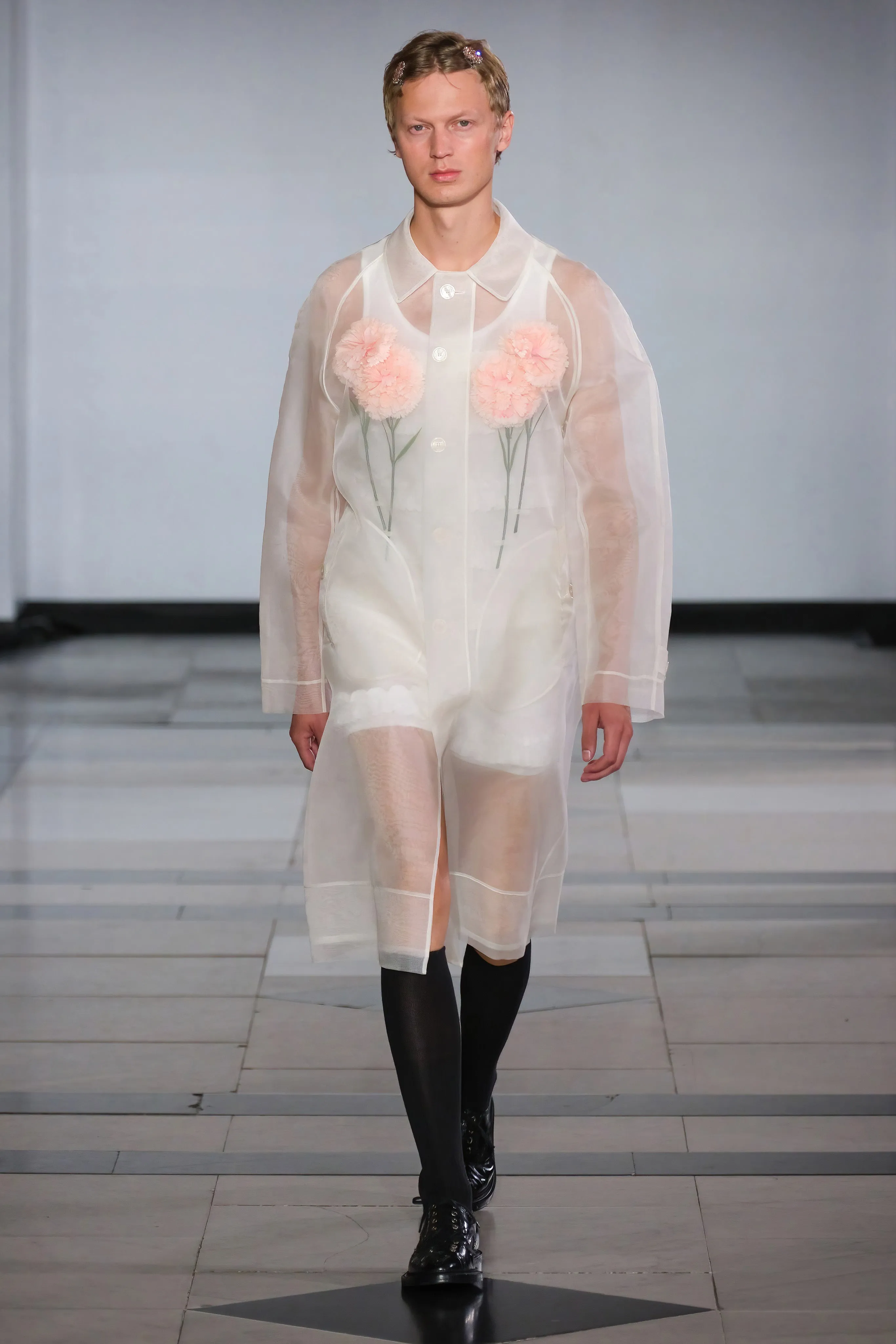 Stuffed Carnation Car Coat sold by Simone Rocha product image thumbnail 4