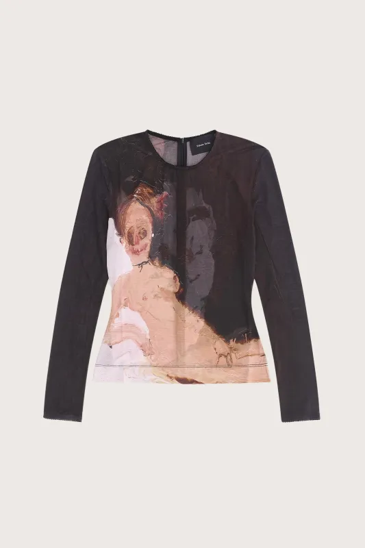 Olympia Mesh Top made by Simone Rocha