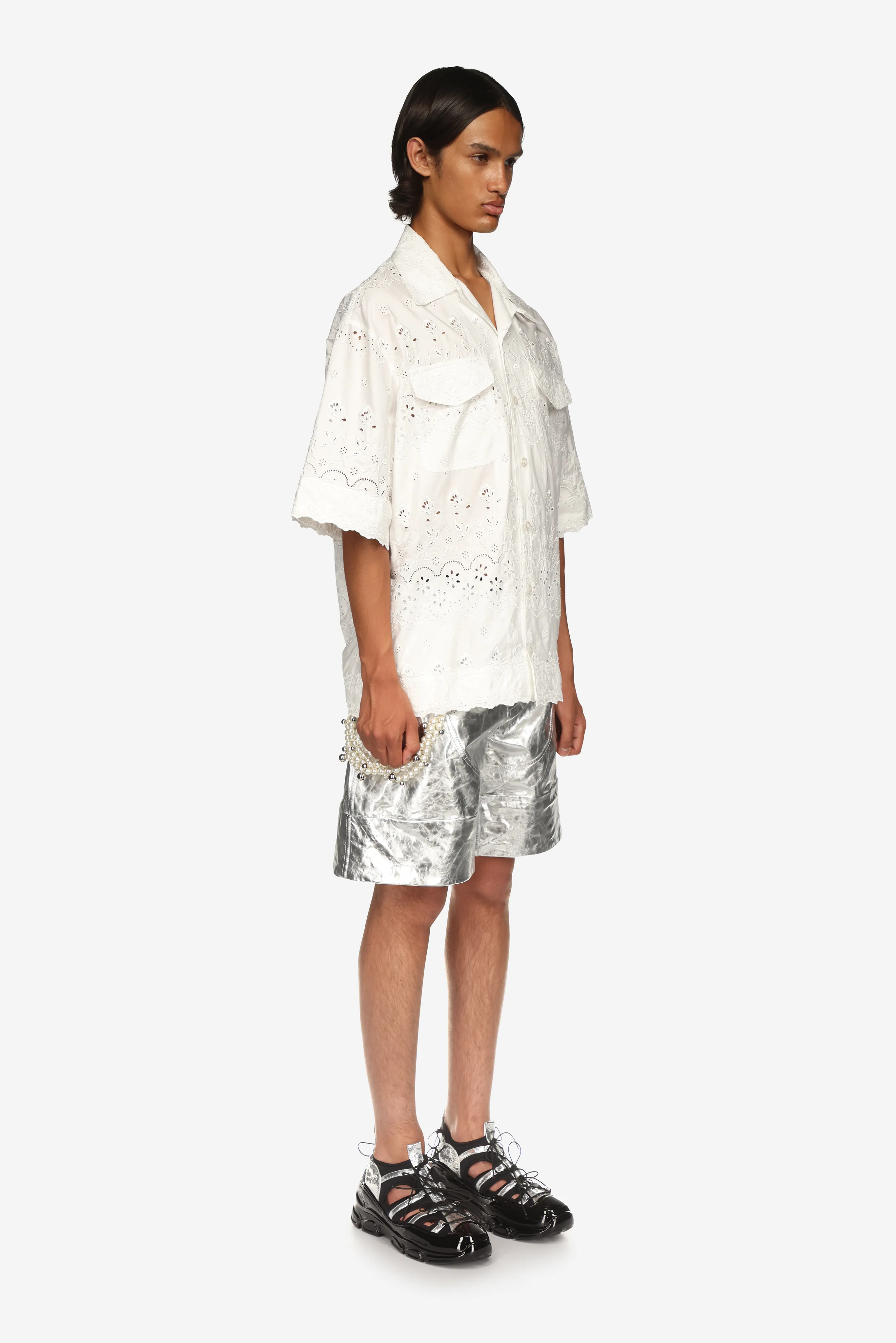 Sculpted Chaps Shorts sold by Simone Rocha product image thumbnail 2