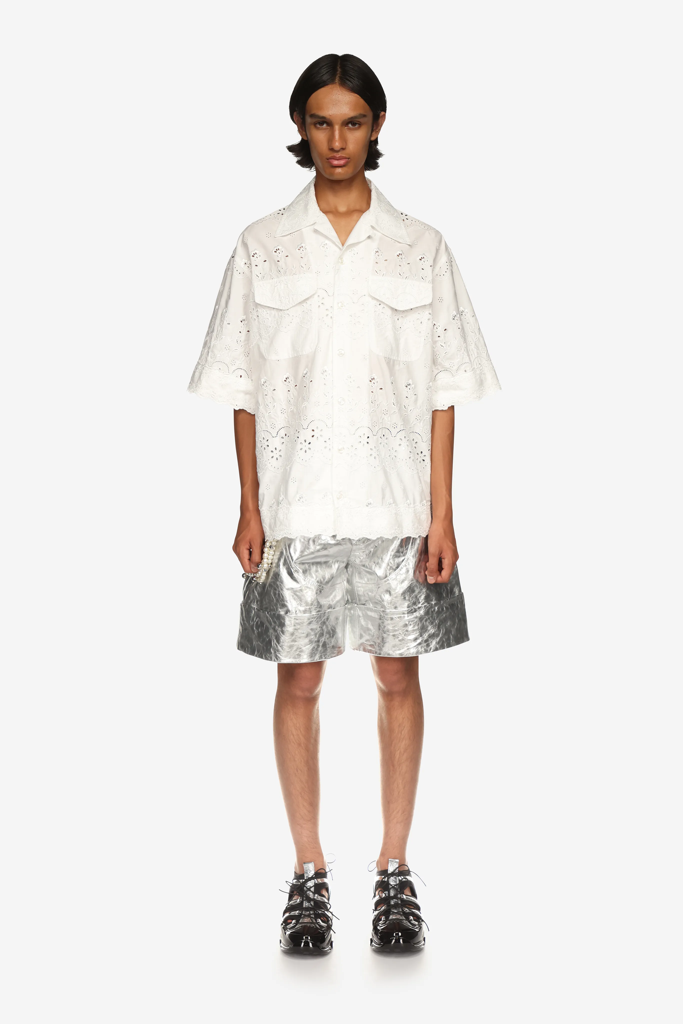 Sculpted Chaps Shorts sold by Simone Rocha