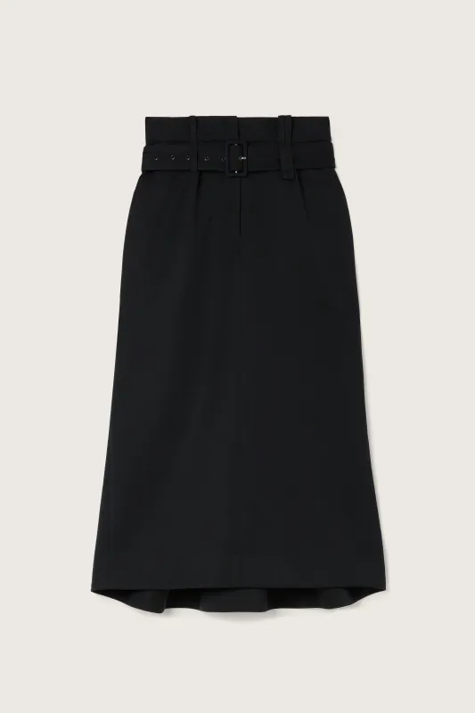 Multi Belt Loop Kick Back Skirt sold by Simone Rocha