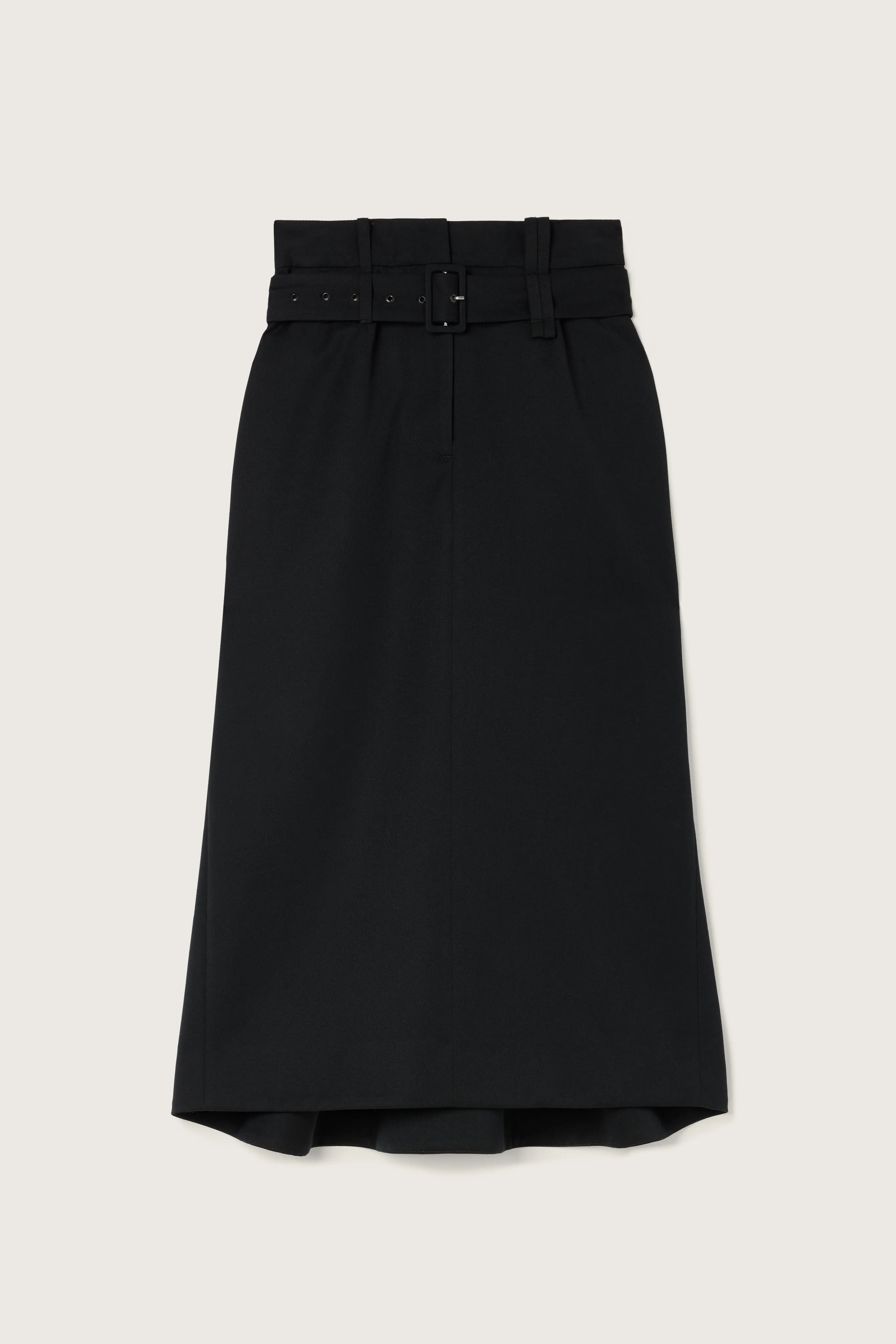 Multi Belt Loop Kick Back Skirt sold by Simone Rocha