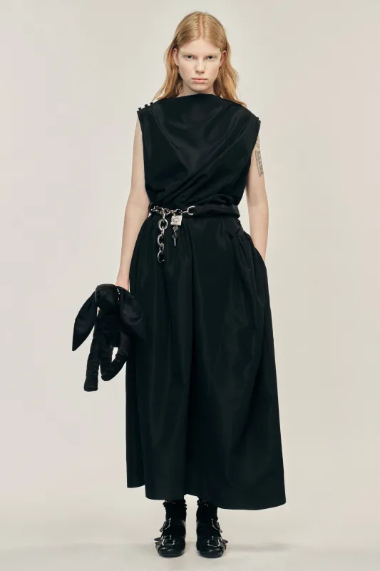 Hip Detail Draped Bind Dress sold by Simone Rocha