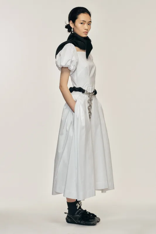 Bow Puff Sleeve Hip Dress sold by Simone Rocha