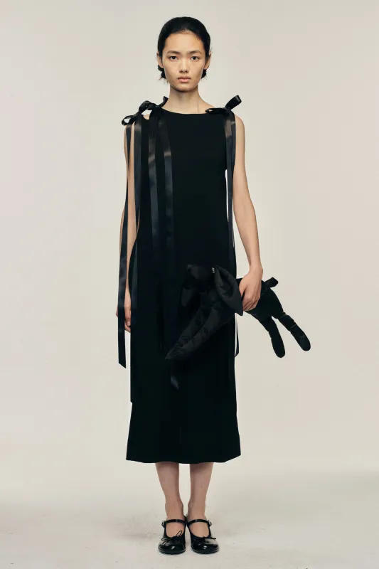 Bow Ribbon Tail Dress sold by Simone Rocha
