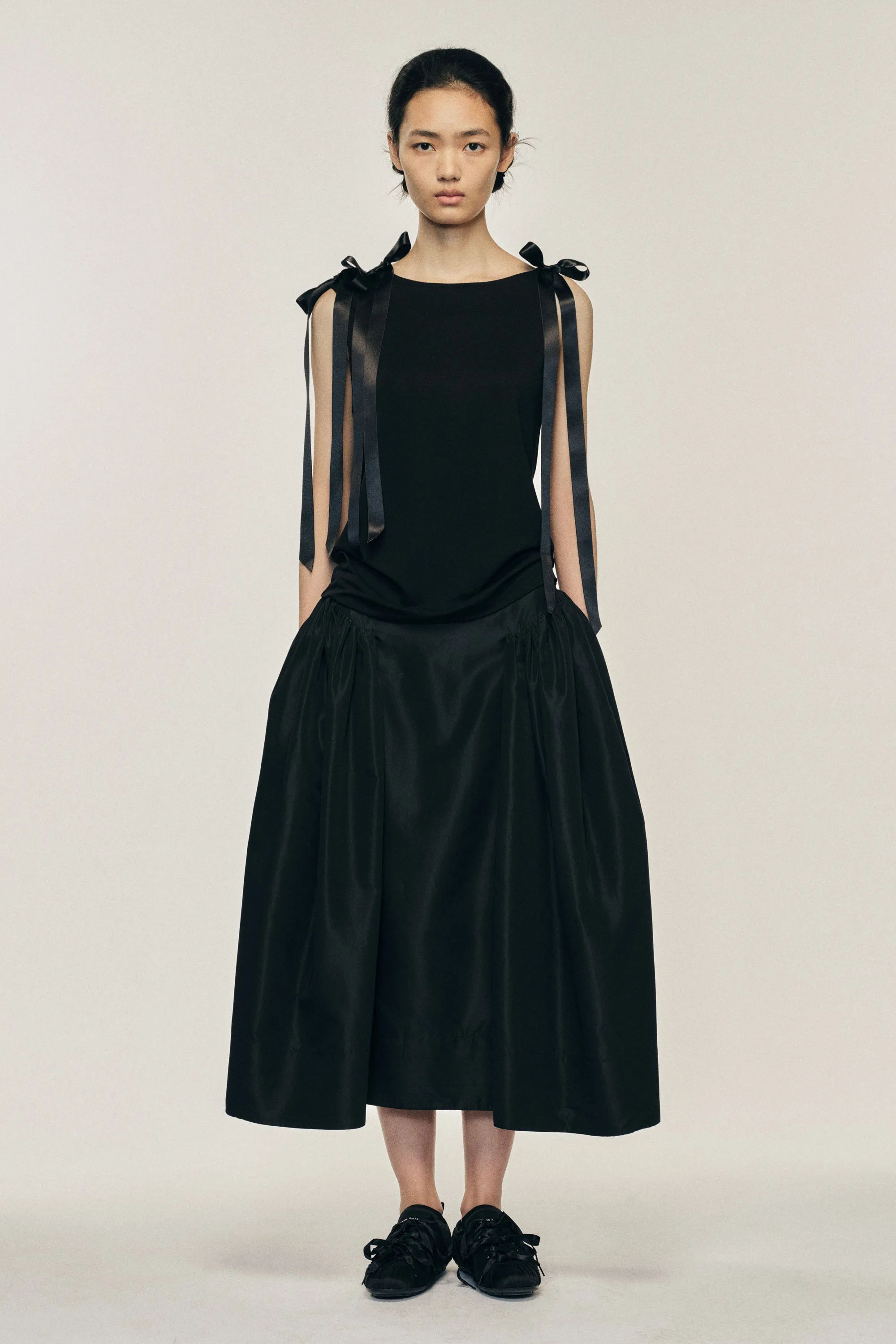 Bow Ribbon Tail Tank sold by Simone Rocha