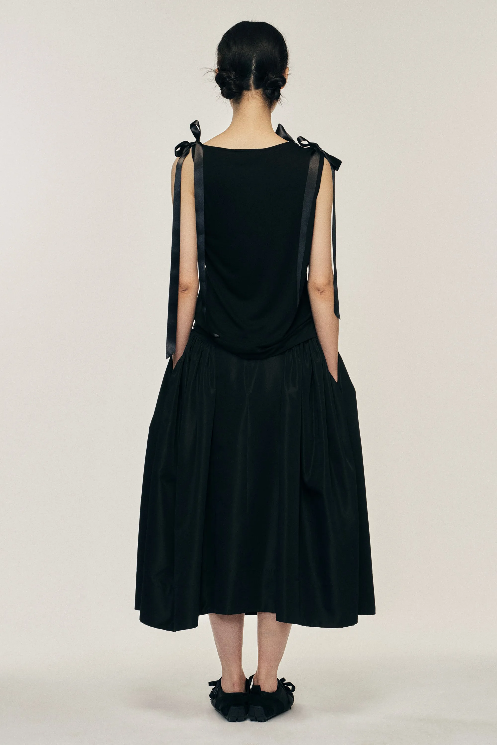 Bow Ribbon Tail Tank sold by Simone Rocha product image thumbnail 3