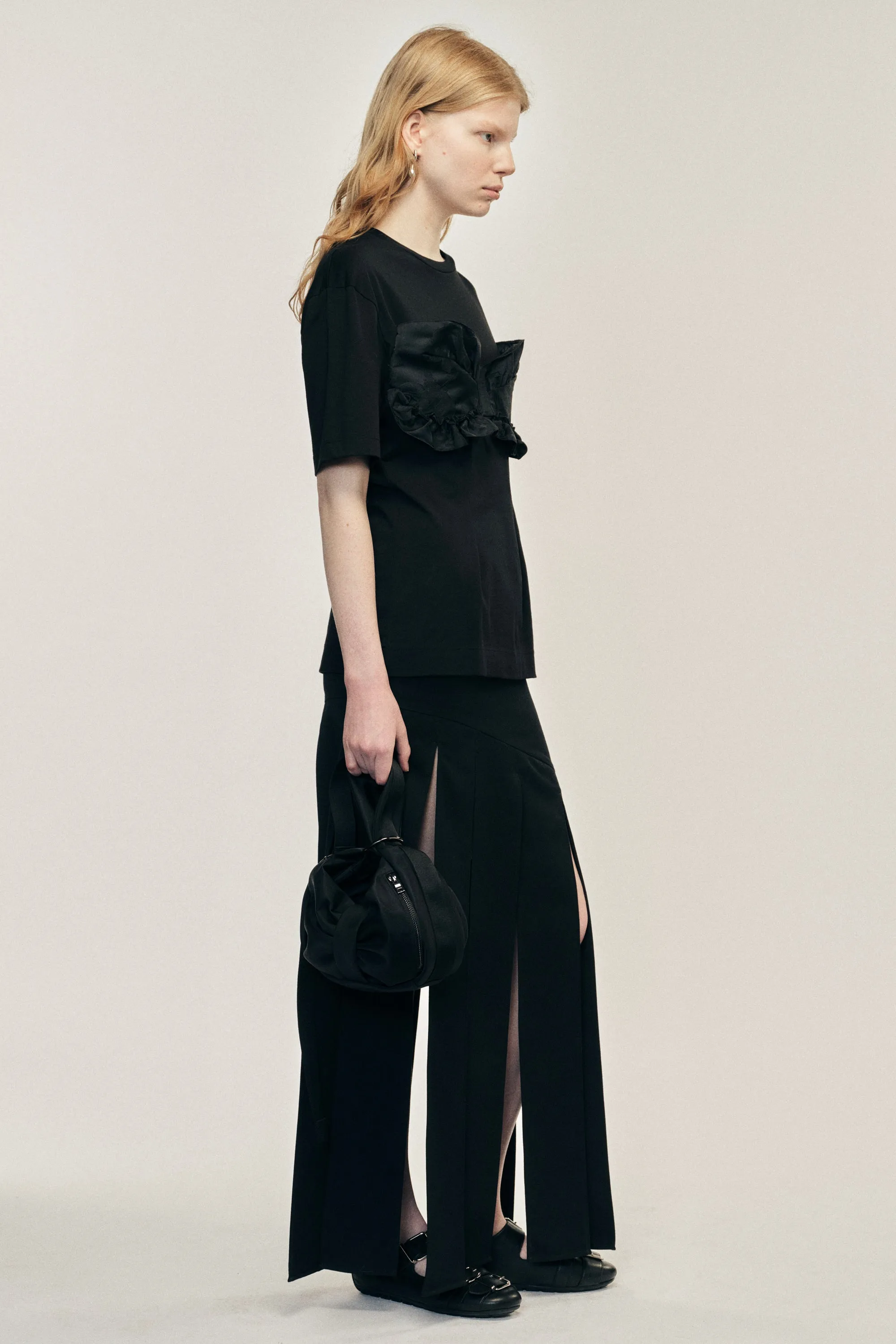 Patchwork Frill Bust Detail T-Shirt sold by Simone Rocha product image thumbnail 2