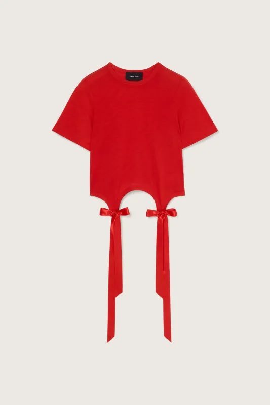 Bow Tail Easy T-Shirt sold by Simone Rocha