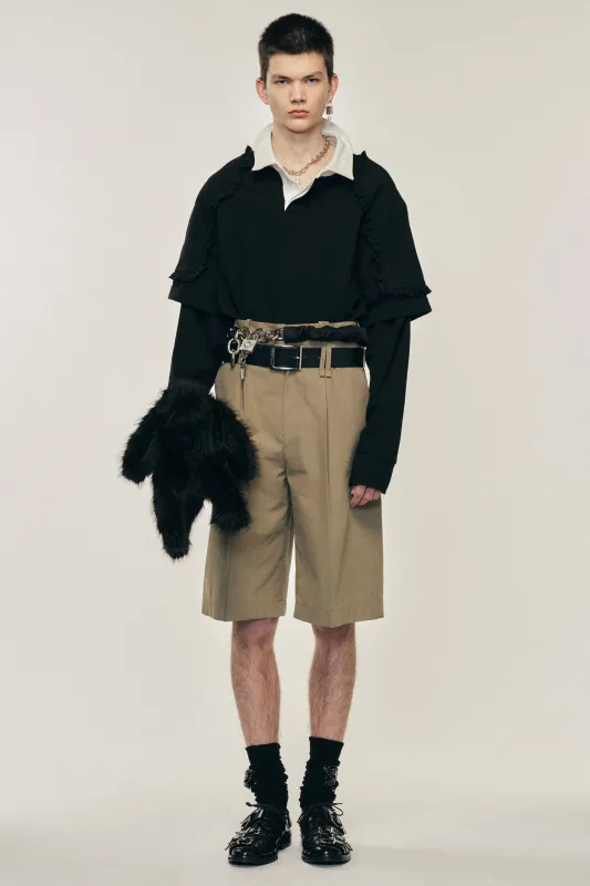 Wide Leg Multi Belt Loop Shorts sold by Simone Rocha