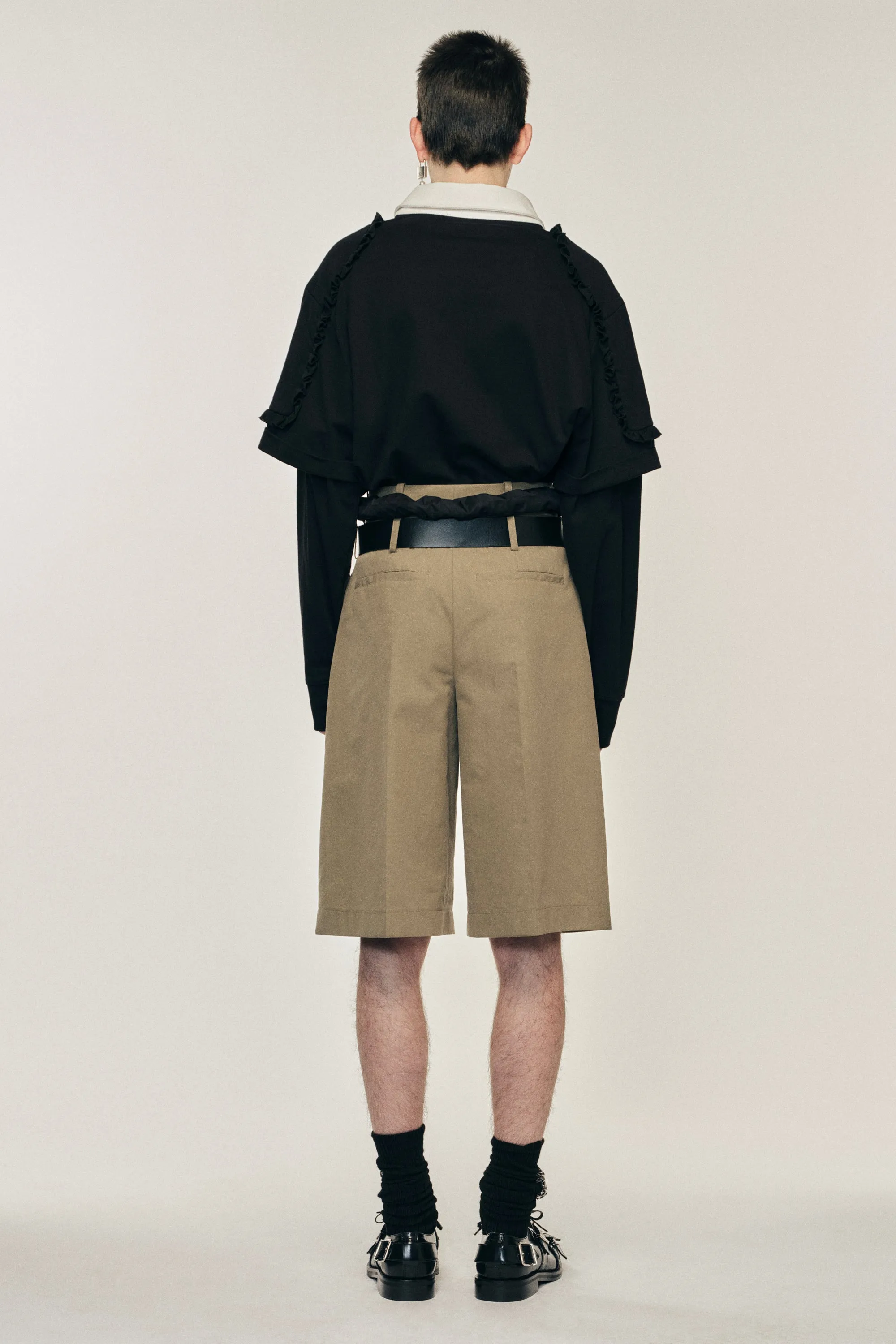 Wide Leg Multi Belt Loop Shorts sold by Simone Rocha product image thumbnail 2