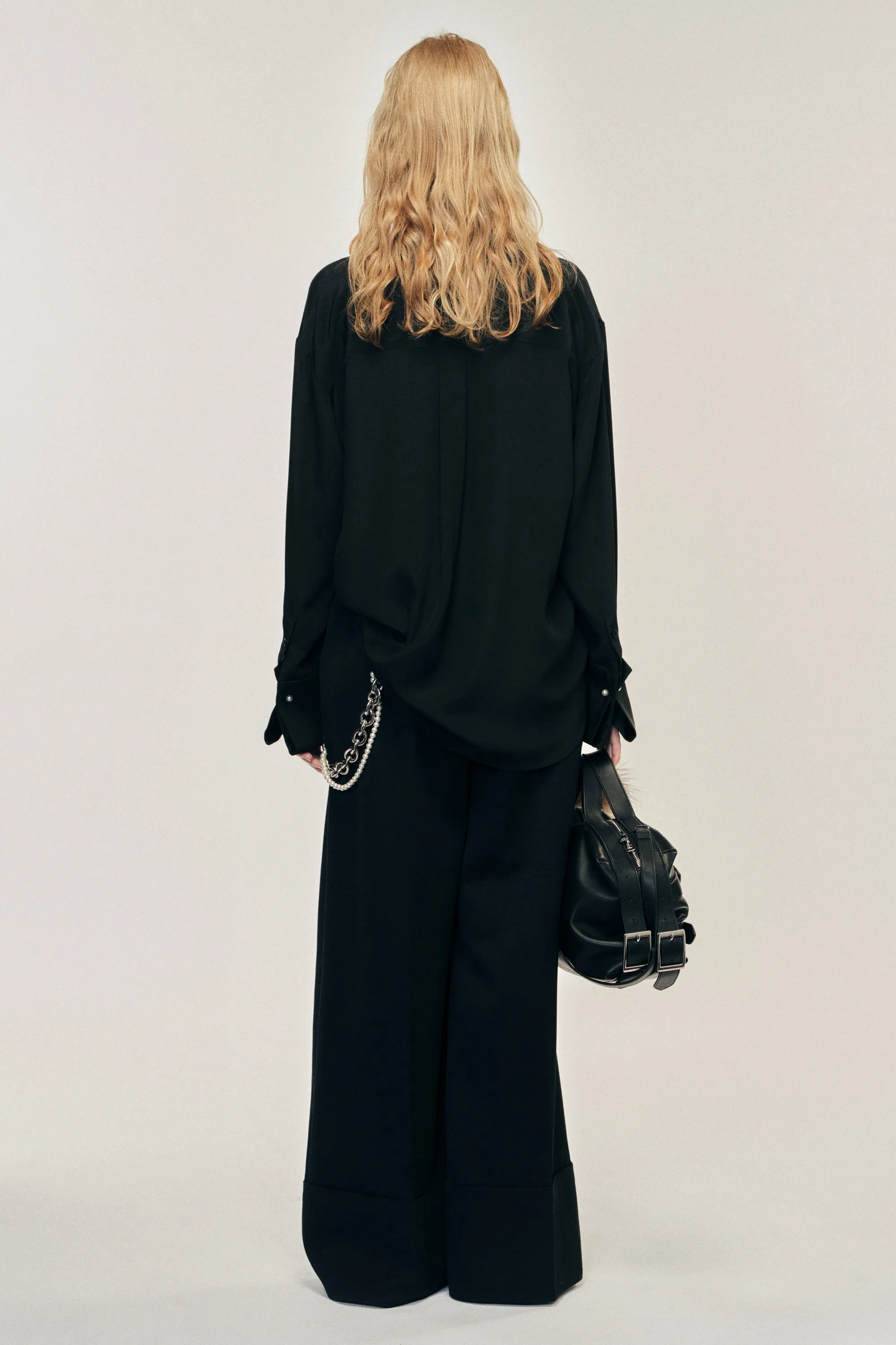 Multi Belt Loop Wide Leg Trousers sold by Simone Rocha product image thumbnail 3