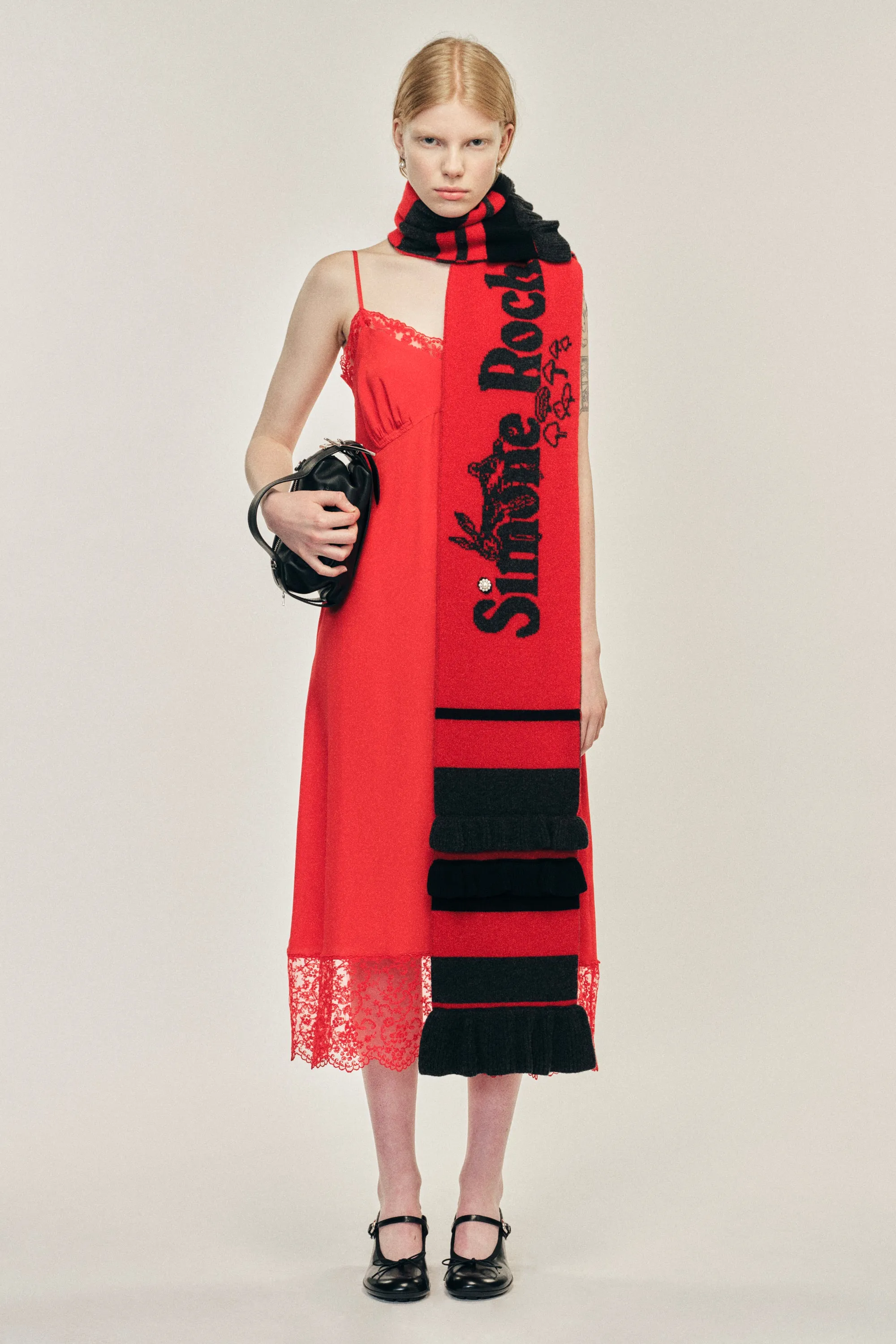 Deep Lace Trim Slip Dress sold by Simone Rocha