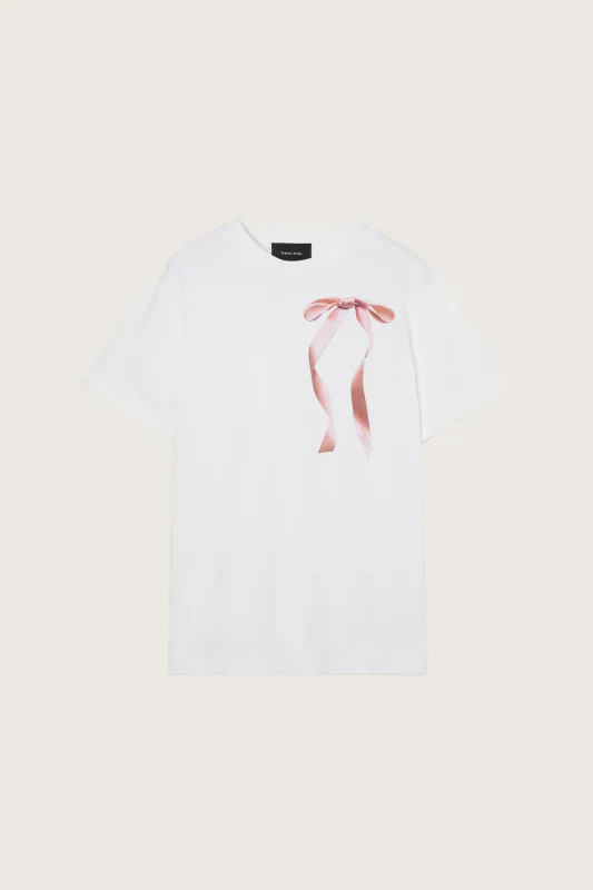 Ribbon Bow Tail T-Shirt sold by Simone Rocha