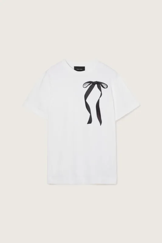 Ribbon Bow Tail T-Shirt sold by Simone Rocha