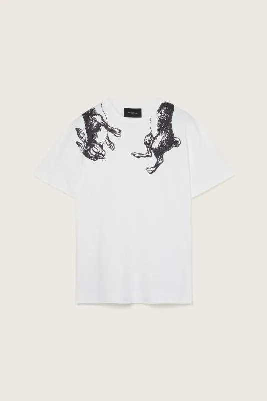 Hare Illustration T-Shirt sold by Simone Rocha