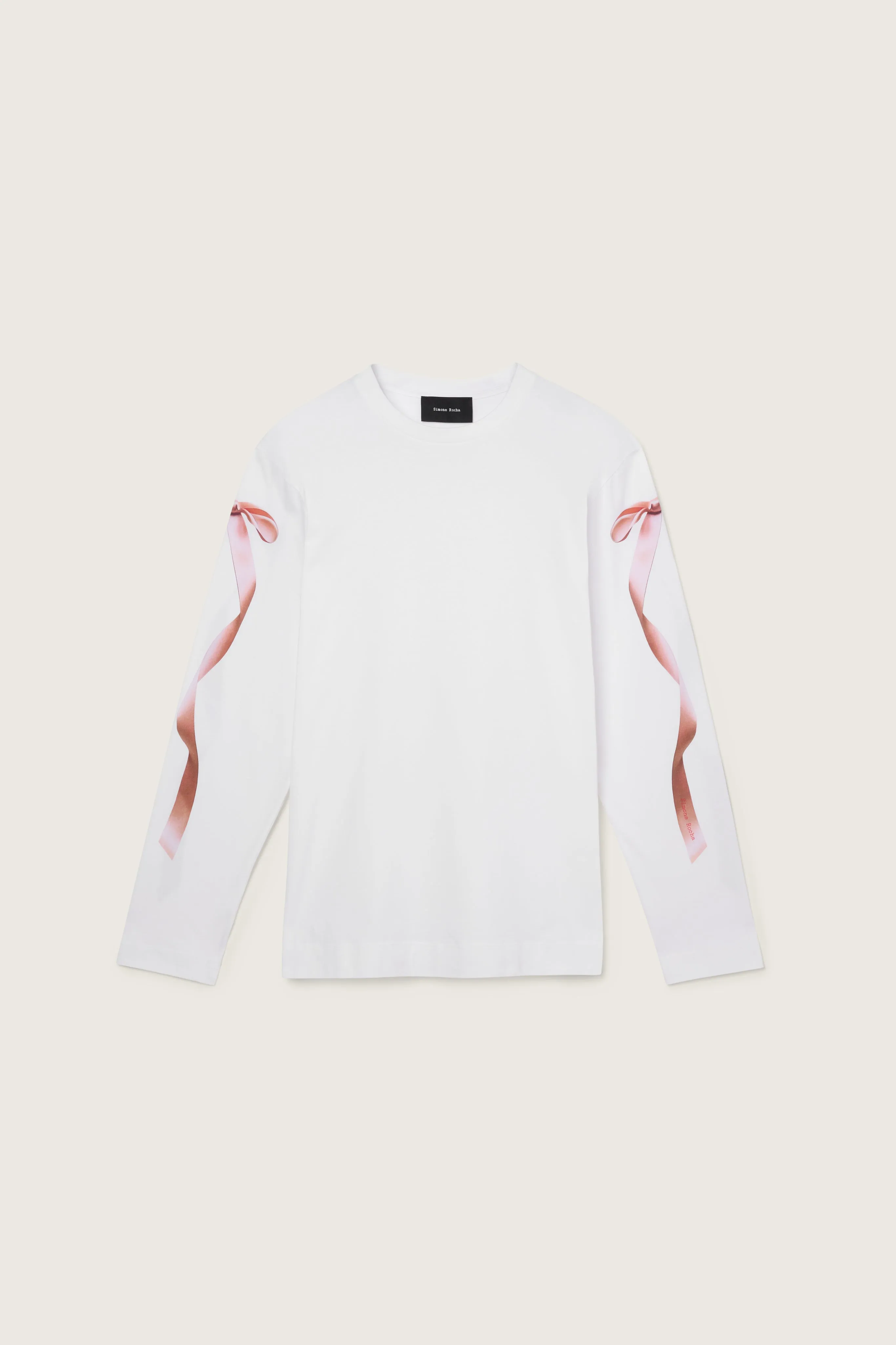 Ribbon Bow Tail Long Sleeve T-Shirt sold by Simone Rocha