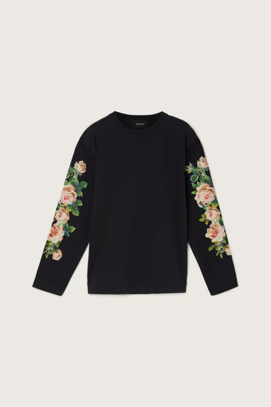 Rose Bouquet Long Sleeve T-Shirt sold by Simone Rocha