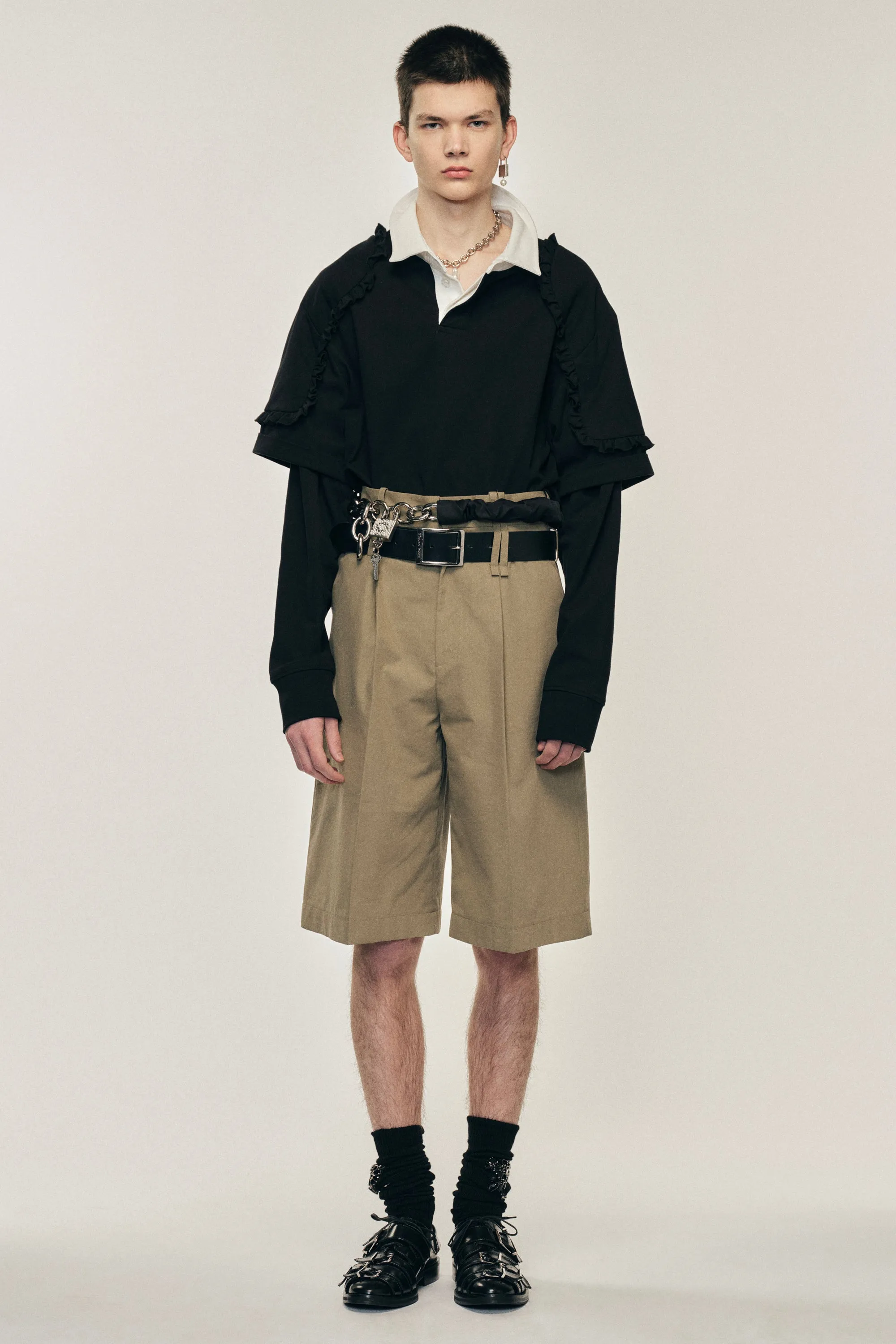 Layered Ruffle Rugby Shirt sold by Simone Rocha product image thumbnail 2