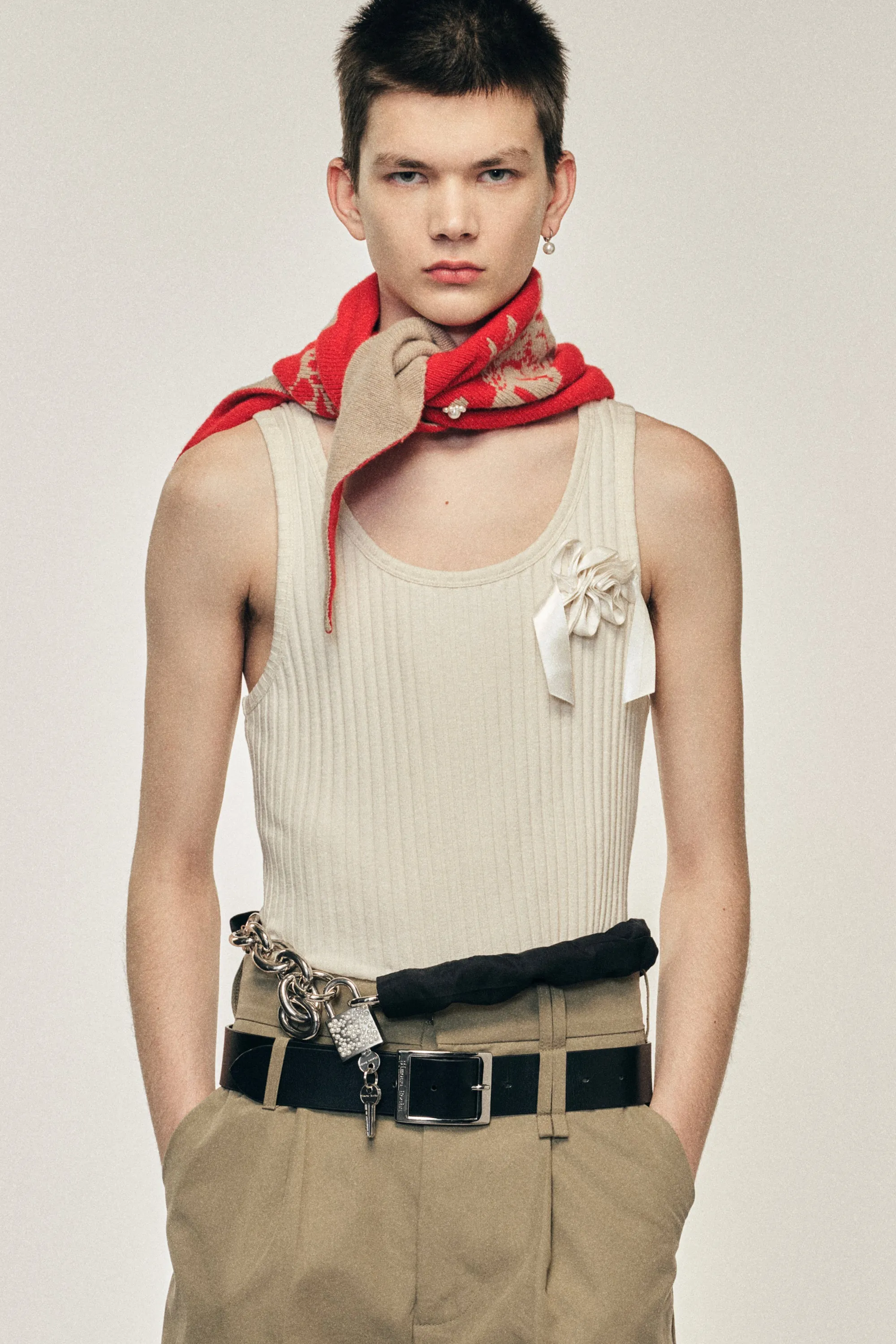 Graphic Logo Knit Neckerchief sold by Simone Rocha product image thumbnail 2