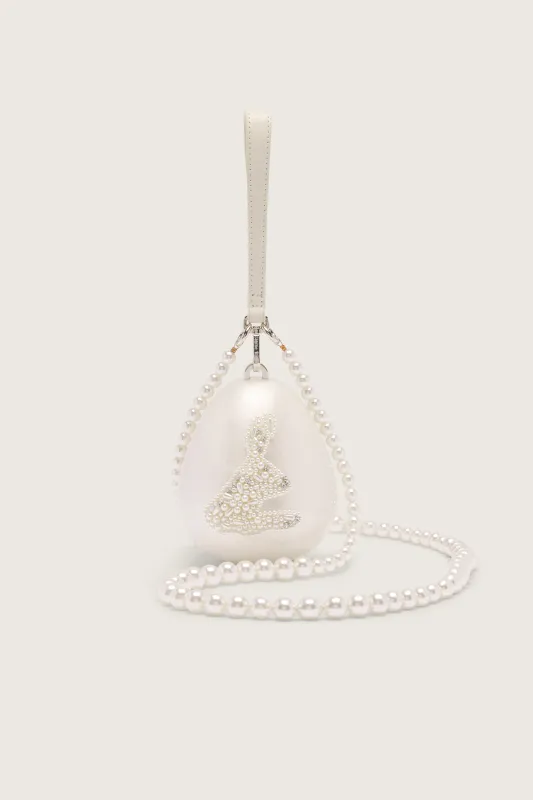 Embellished Hare Pearl Egg Bag sold by Simone Rocha