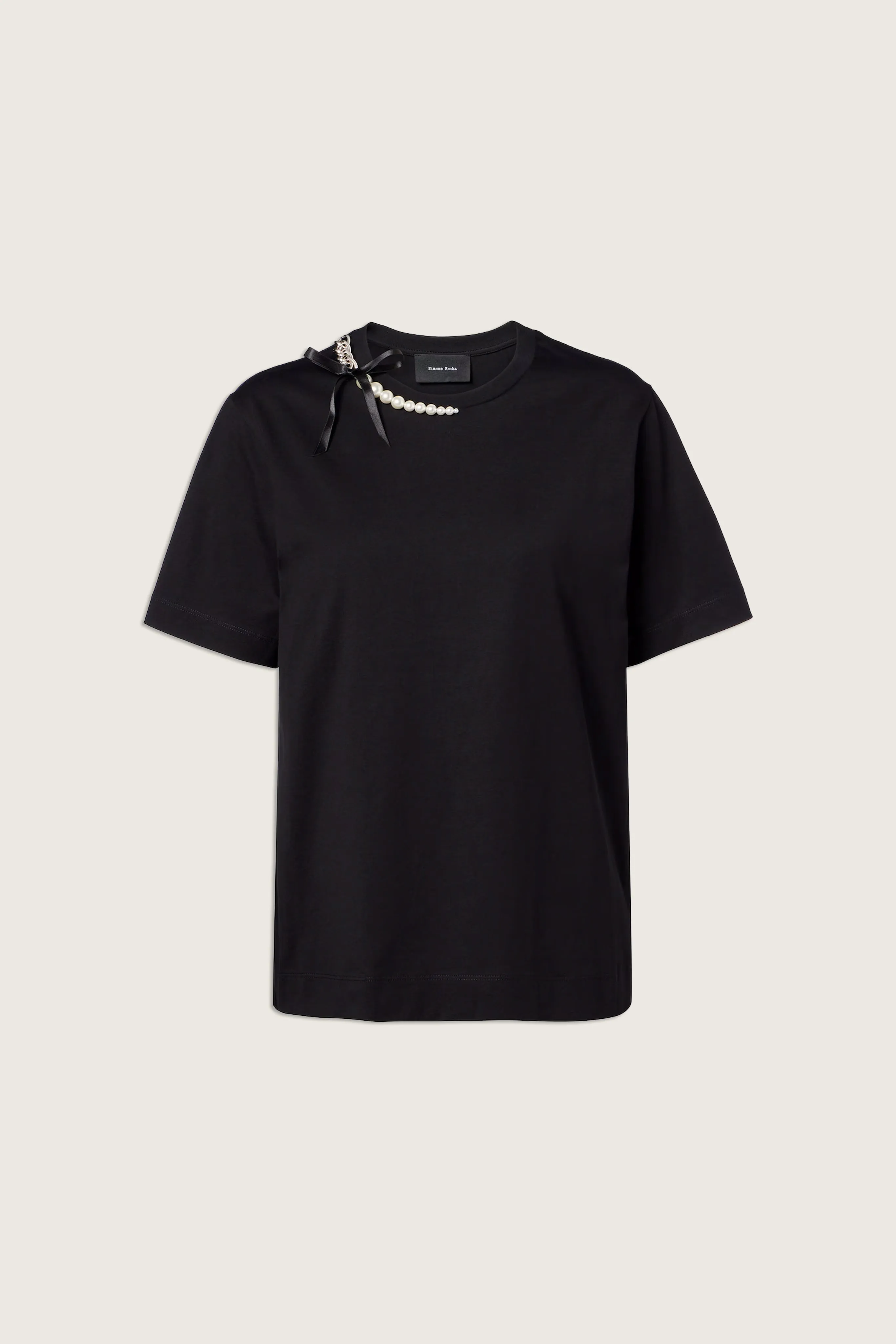 Pearl & Chain Boy T-Shirt sold by Simone Rocha
