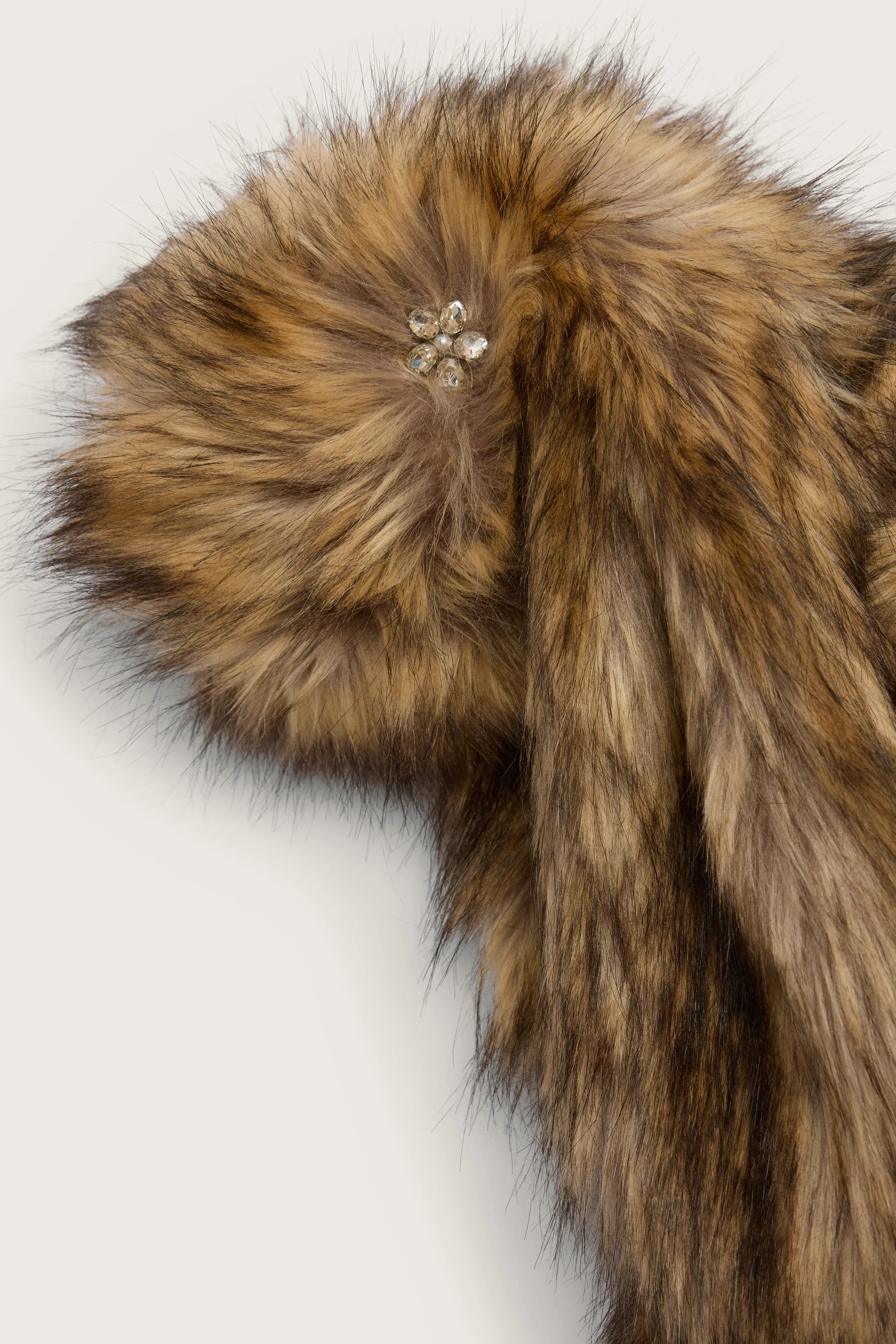 Long Faux Fur Hare Scarf sold by Simone Rocha product image thumbnail 2