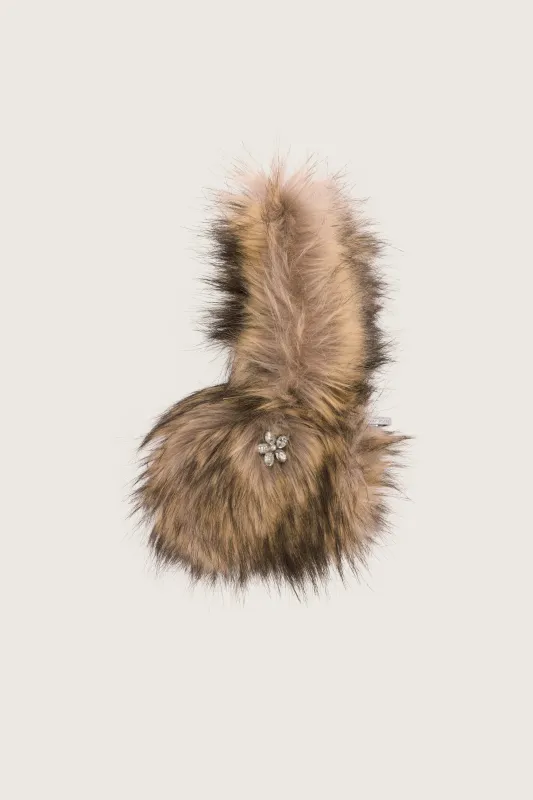 Faux Fur Hare Coin Purse Bag Charm sold by Simone Rocha