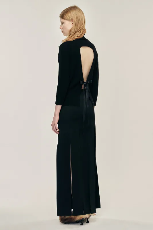 Cashmere Open Back High Neck Jumper sold by Simone Rocha