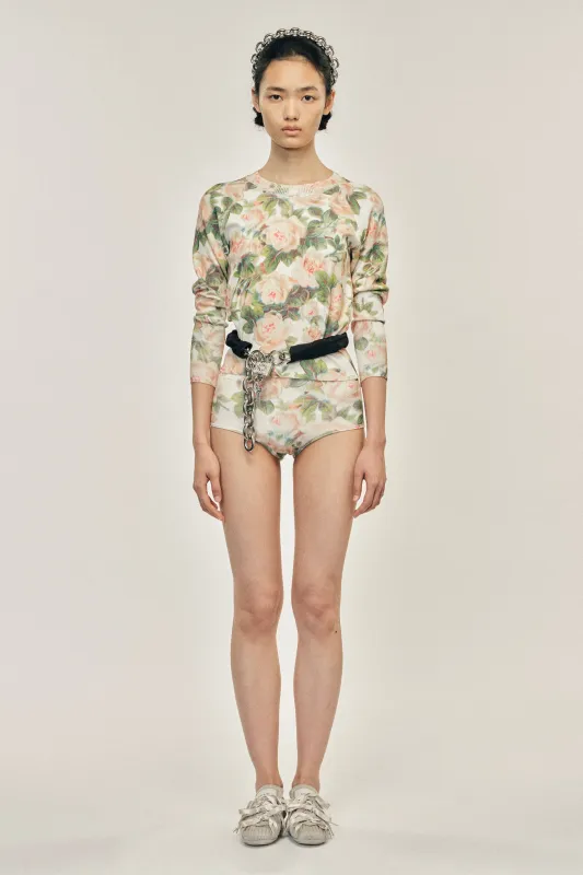 Floral Knit Briefs sold by Simone Rocha