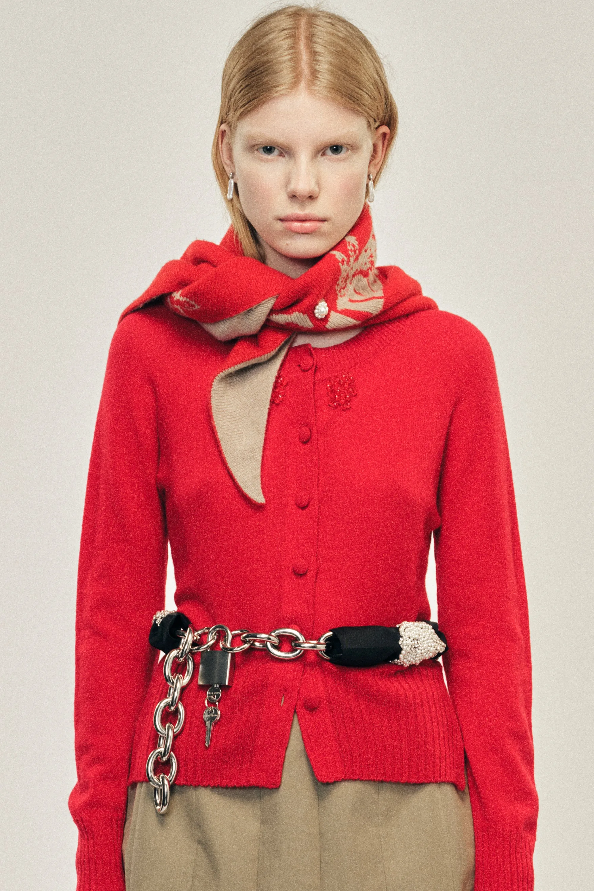 Embellished Cashmere Cardigan sold by Simone Rocha product image thumbnail 3