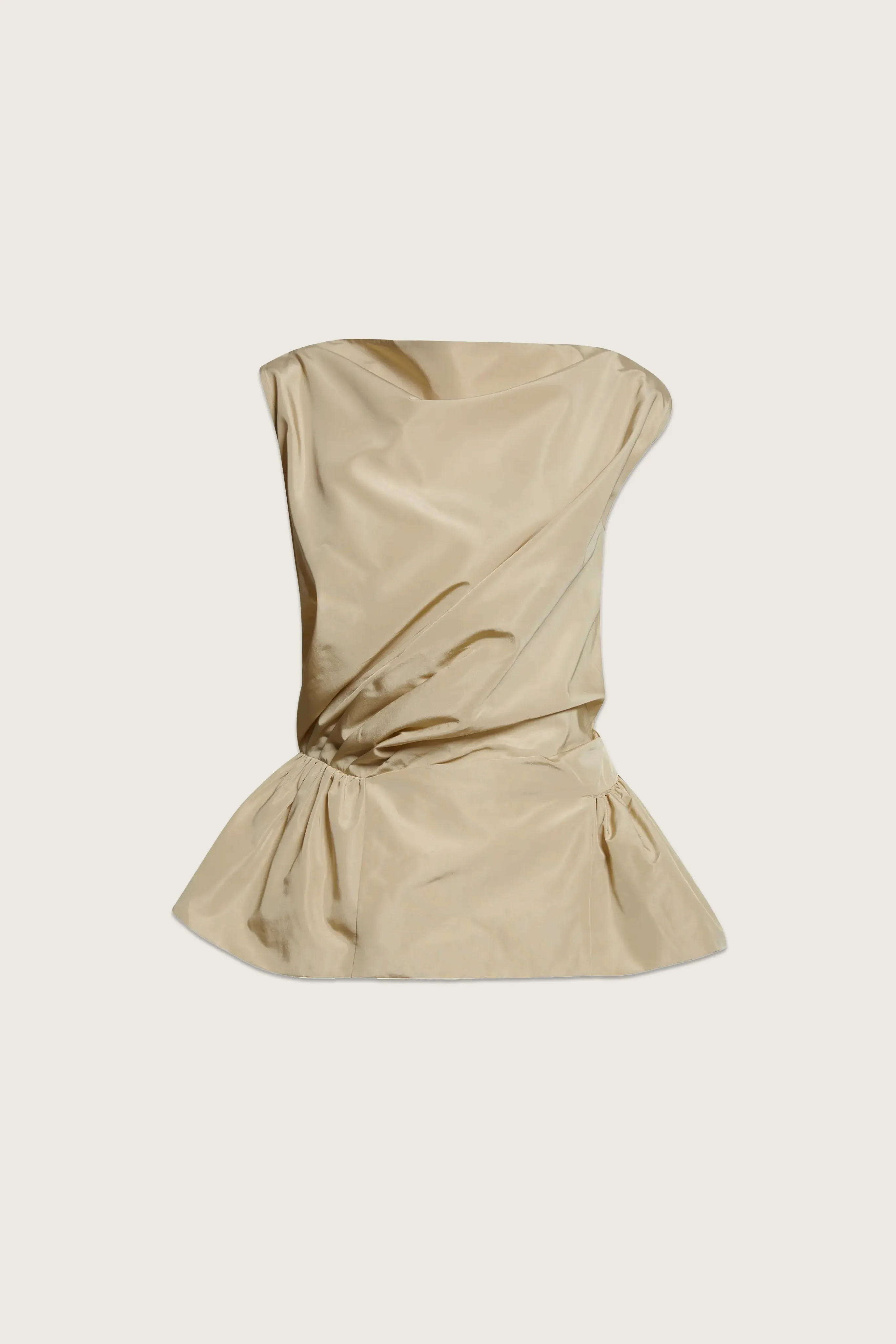Draped Bind Peplum Top sold by Simone Rocha