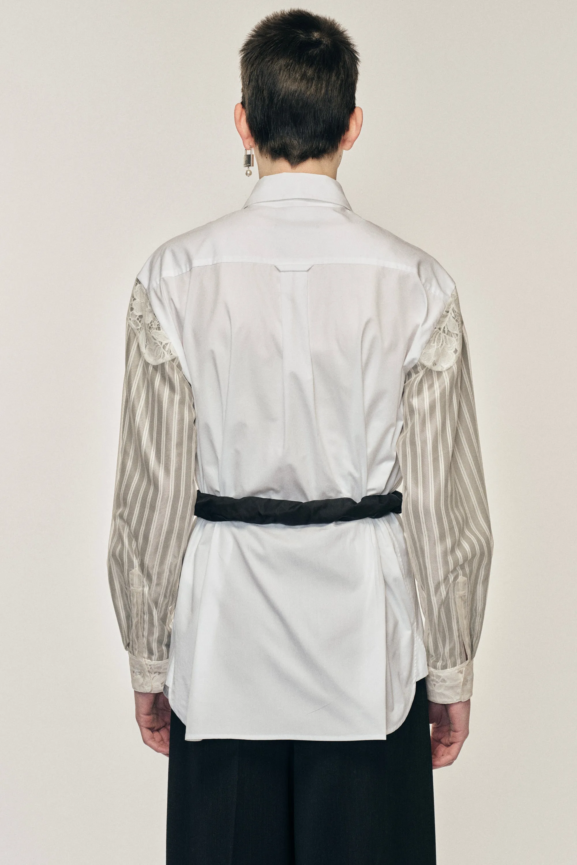 Trapped Lace Patchwork Easy Shirt sold by Simone Rocha product image thumbnail 2