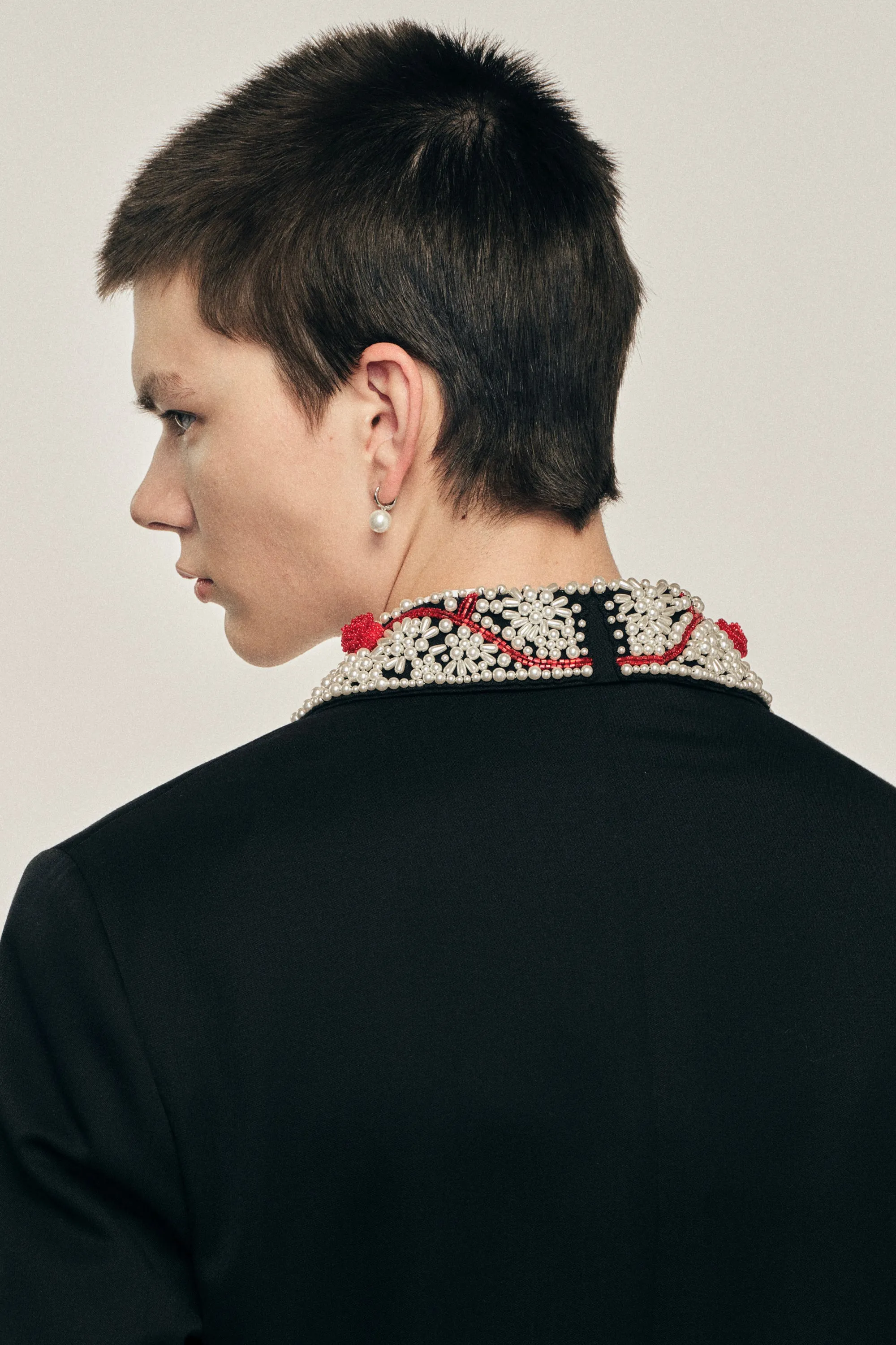 Turbo Embellished Double Breasted Jacket sold by Simone Rocha product image thumbnail 4