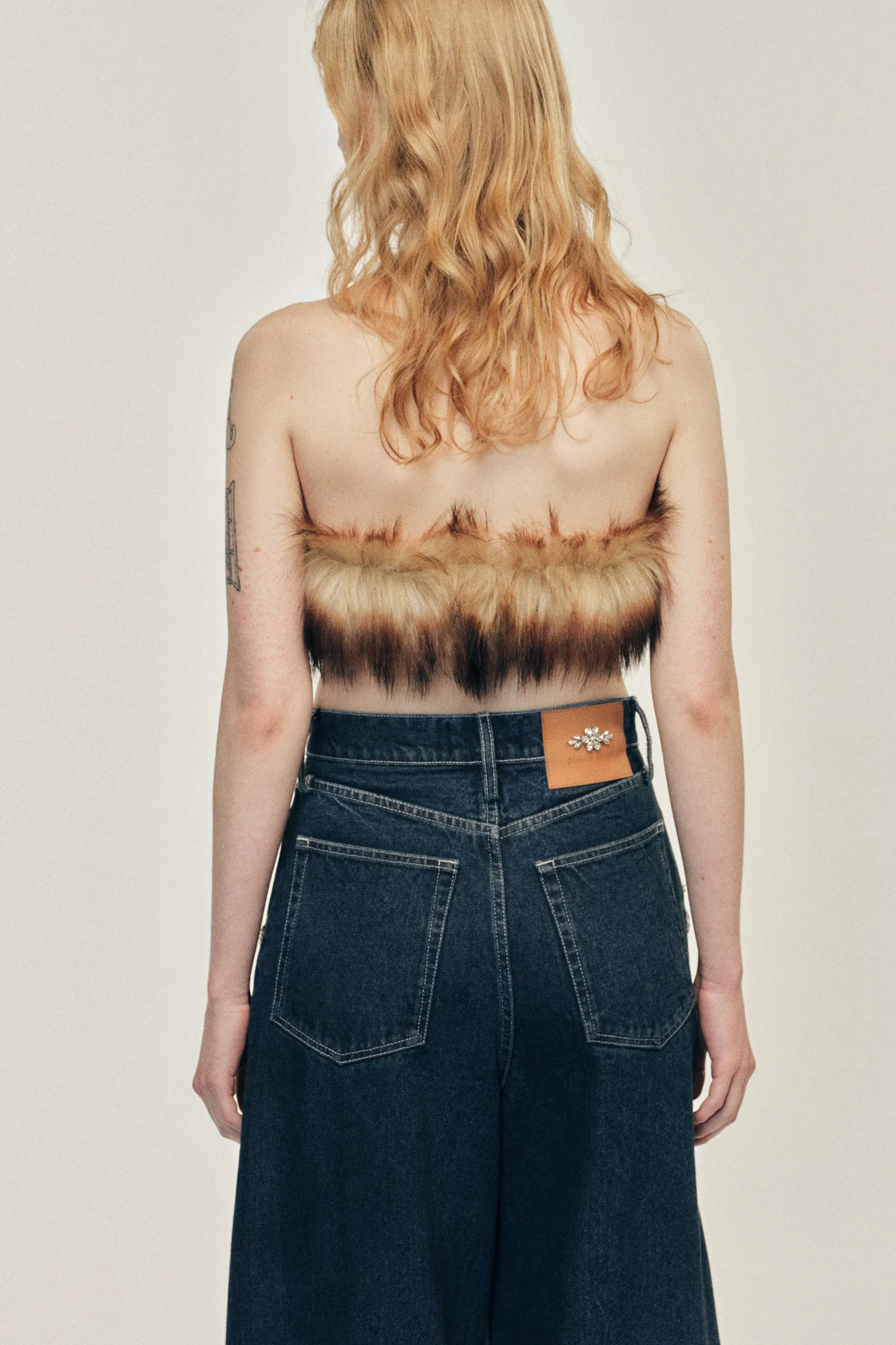 Faux Fur Bandeau sold by Simone Rocha product image thumbnail 4