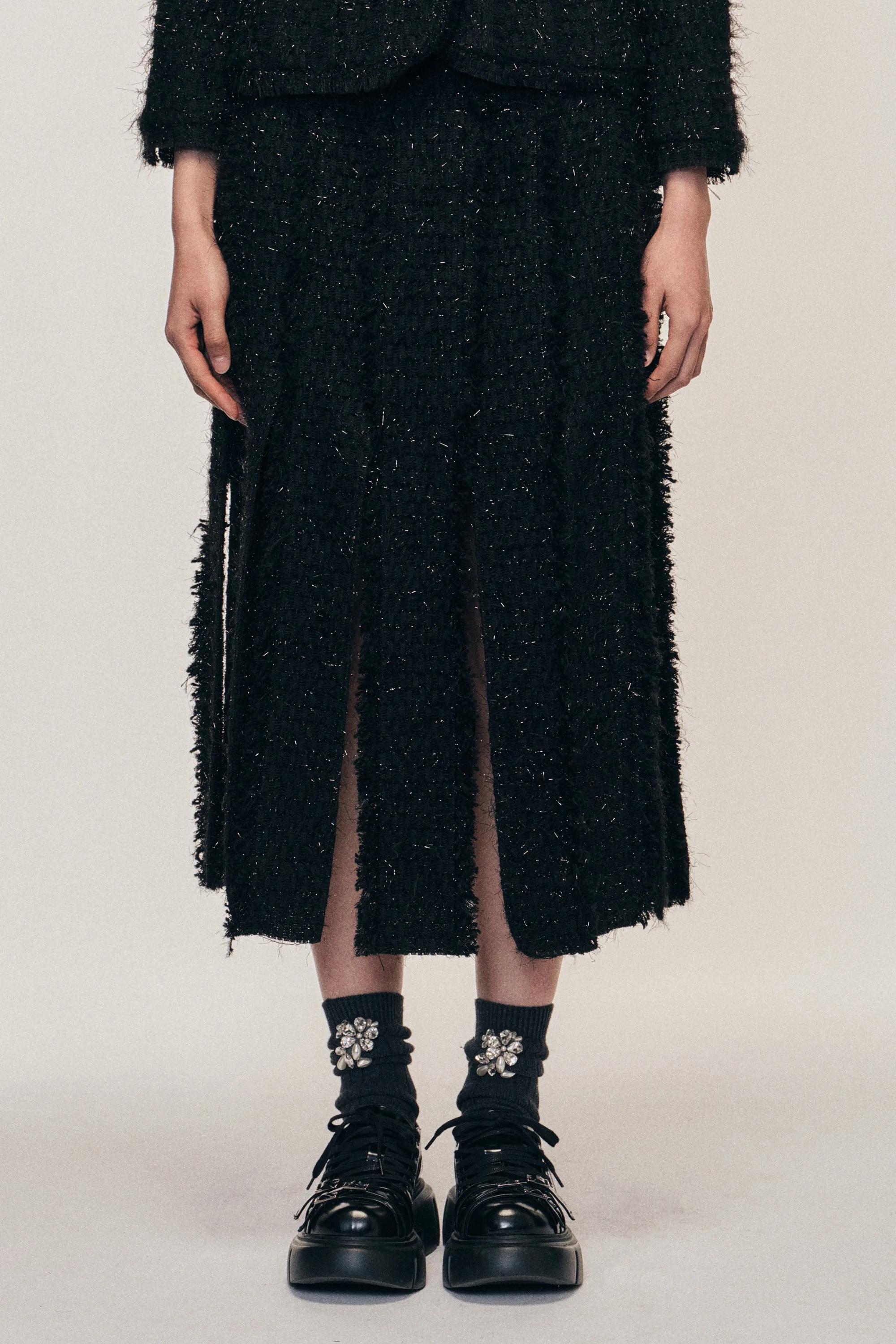 Multi Slit Fray Skirt sold by Simone Rocha product image thumbnail 4